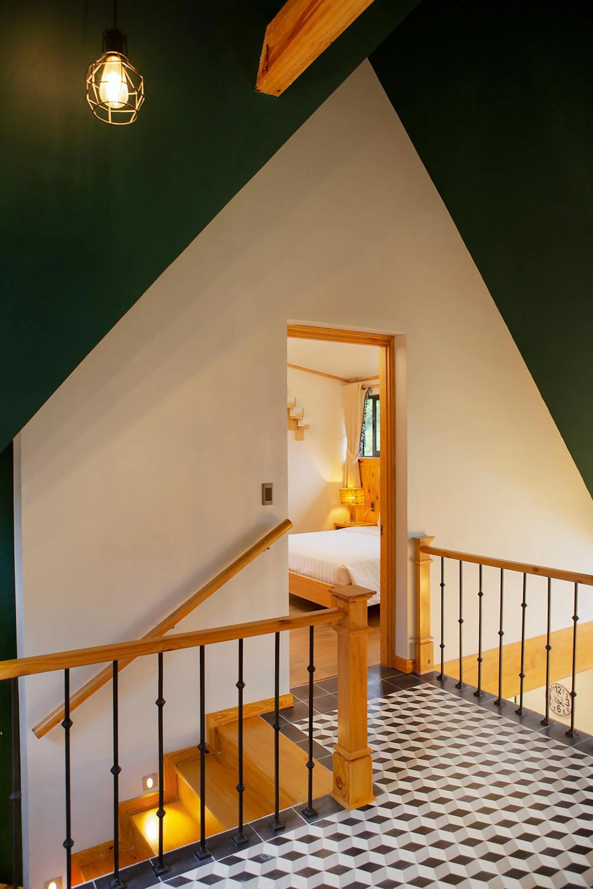 Decorative detail, Bed in Lat Valley Retreat Village
