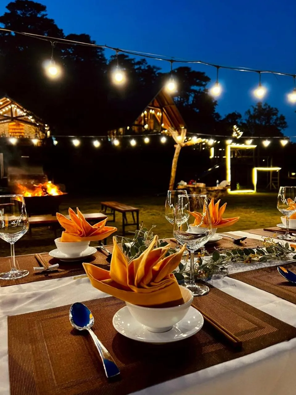 Dining area in Lat Valley Retreat Village