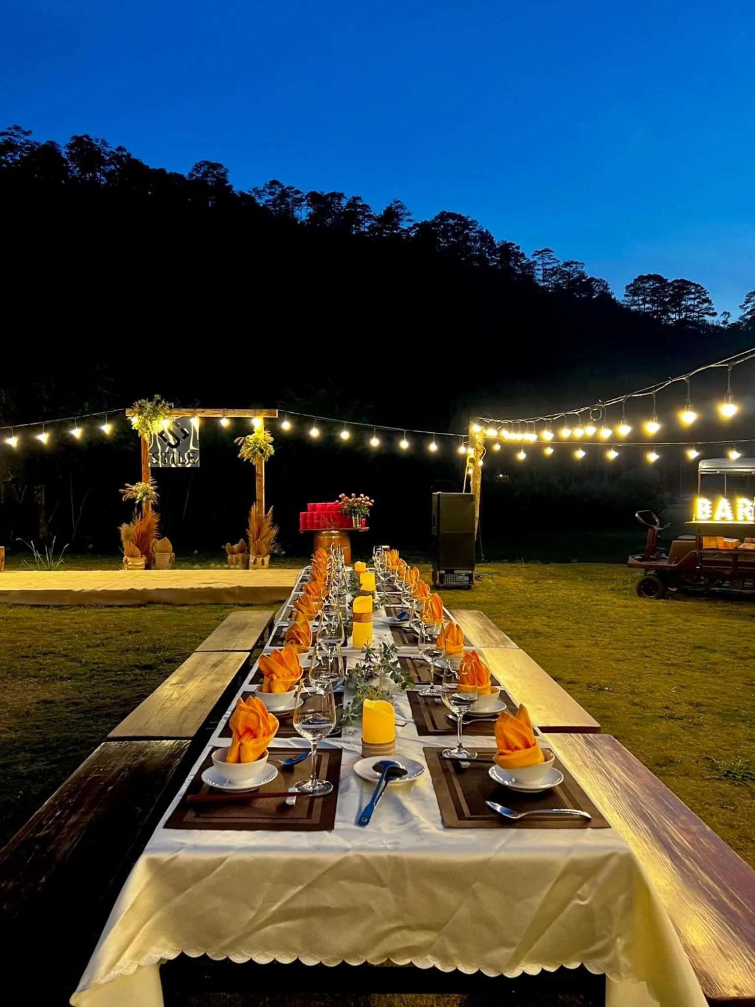 Dinner in Lat Valley Retreat Village