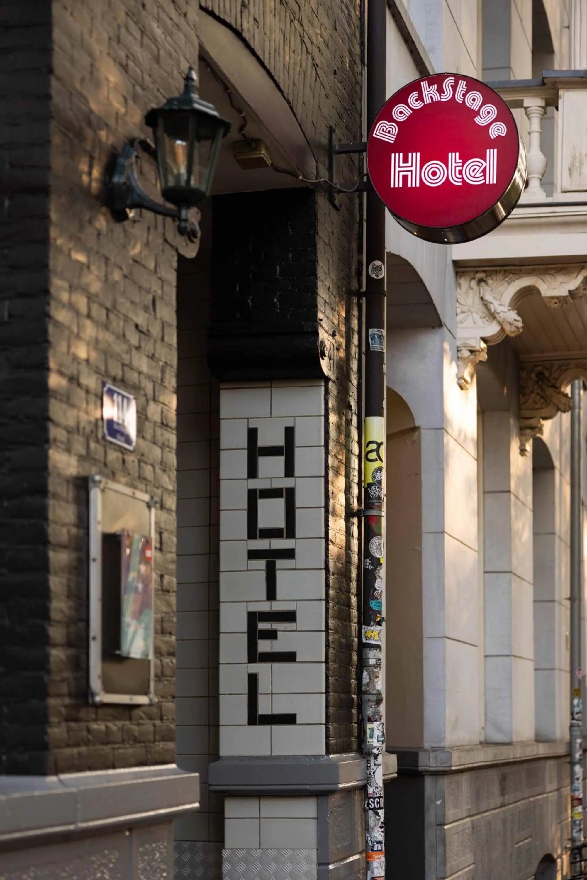 Property logo or sign in Backstage Hotel Amsterdam