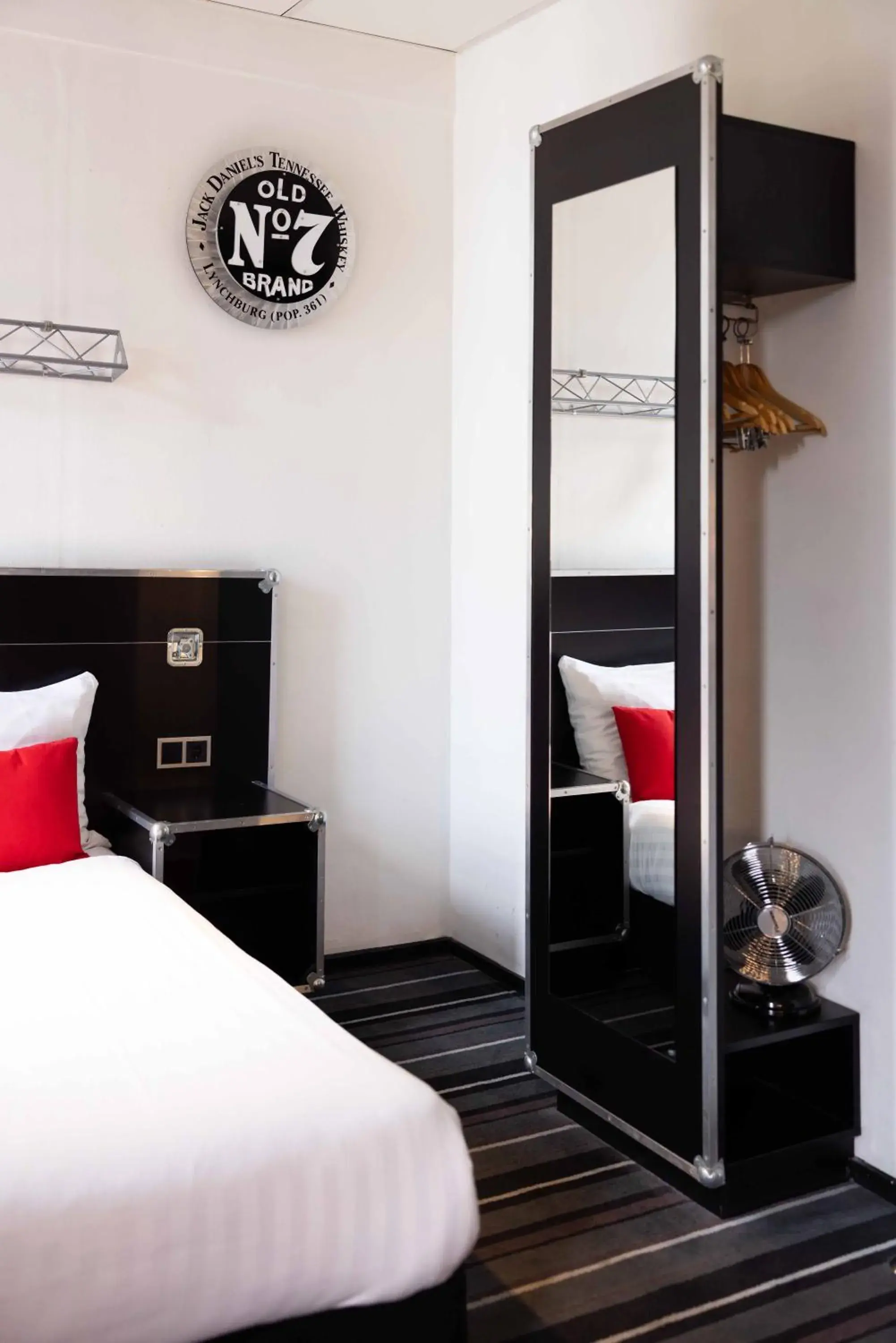 Bed in Backstage Hotel Amsterdam Bed in Backstage Hotel Amsterdam