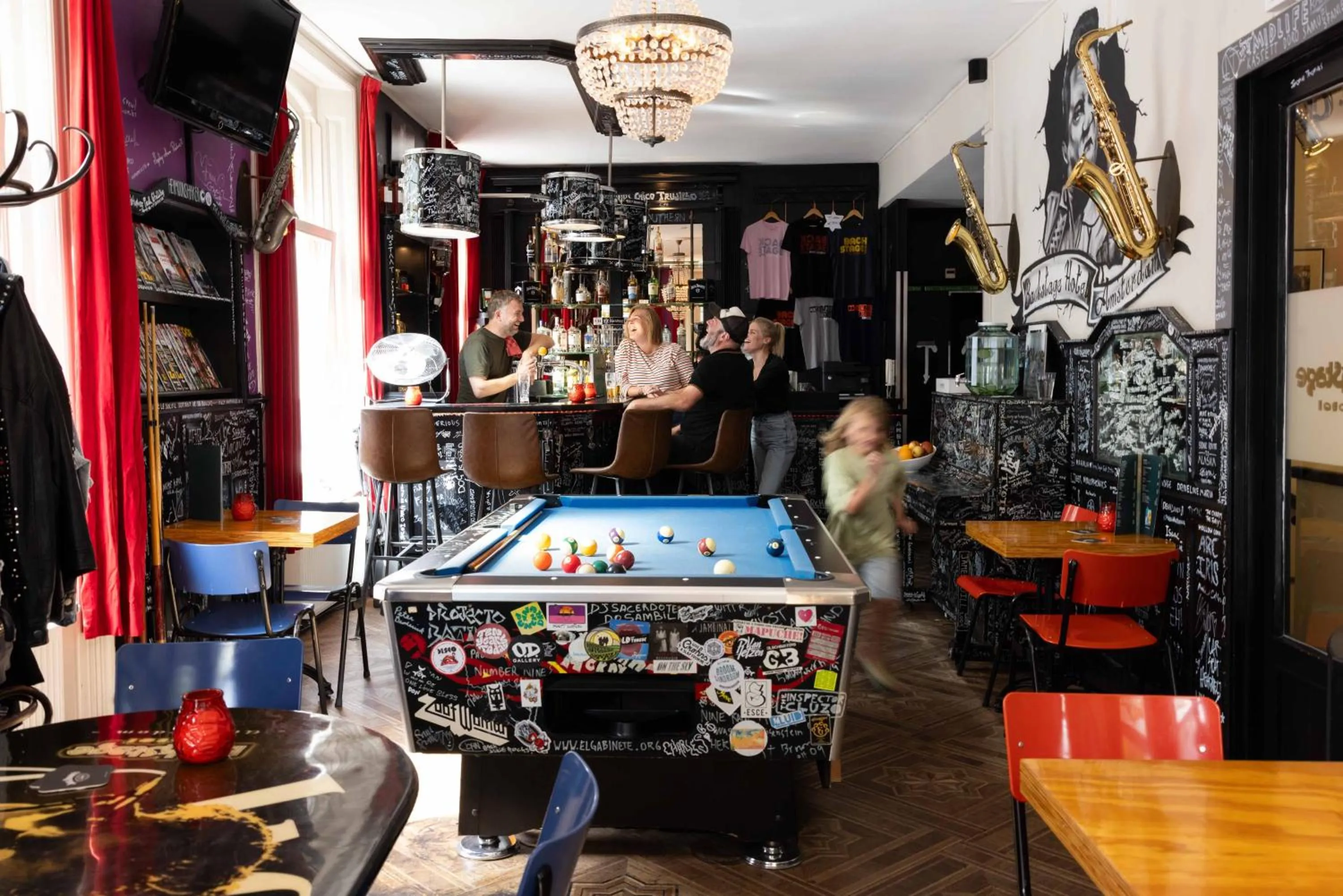 Billiard in Backstage Hotel Amsterdam