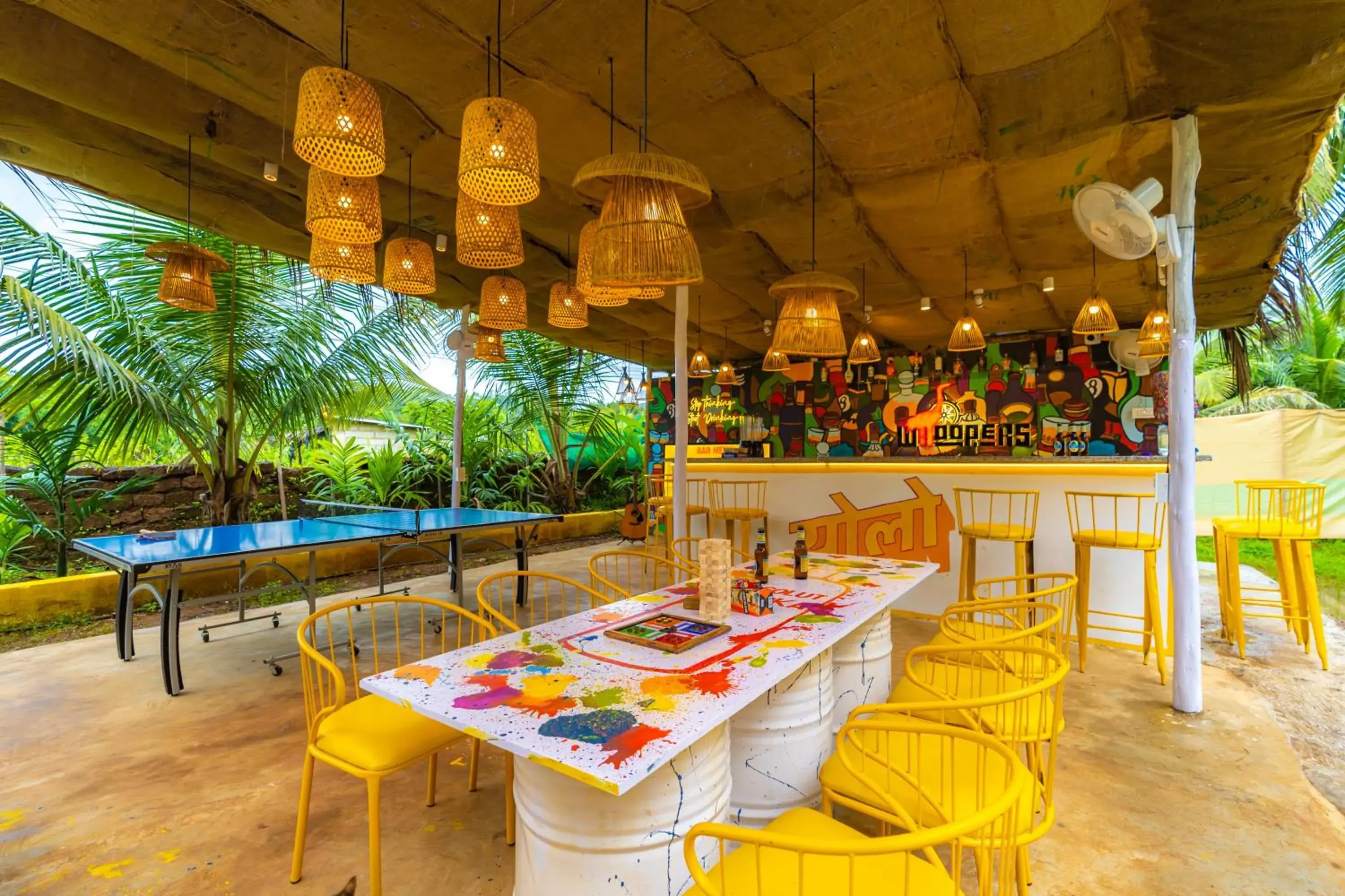 Restaurant/places to eat in Whoopers Party Hostel, Palolem Restaurant/places to eat in Whoopers Party Hostel, Palolem