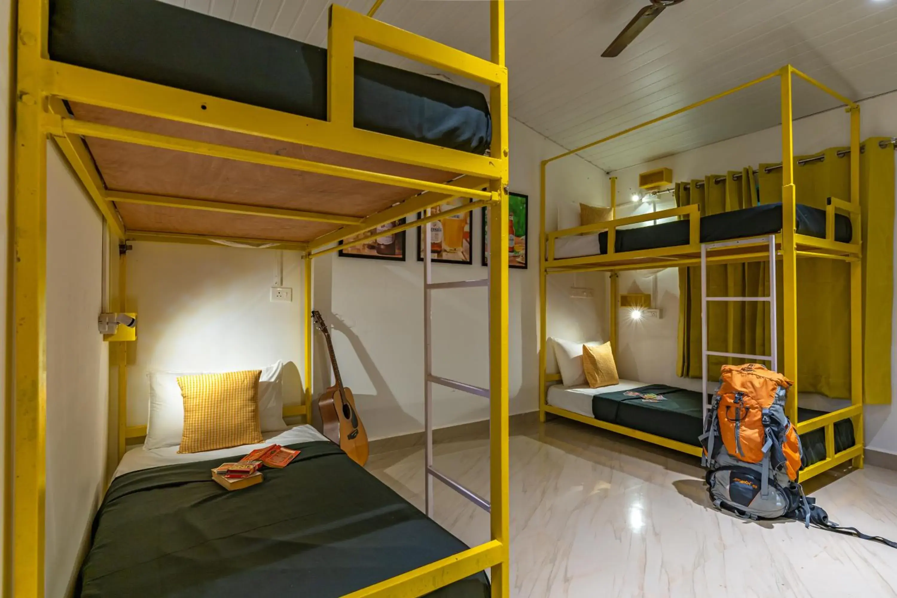 Bed in Whoopers Party Hostel, Palolem Bed in Whoopers Party Hostel, Palolem