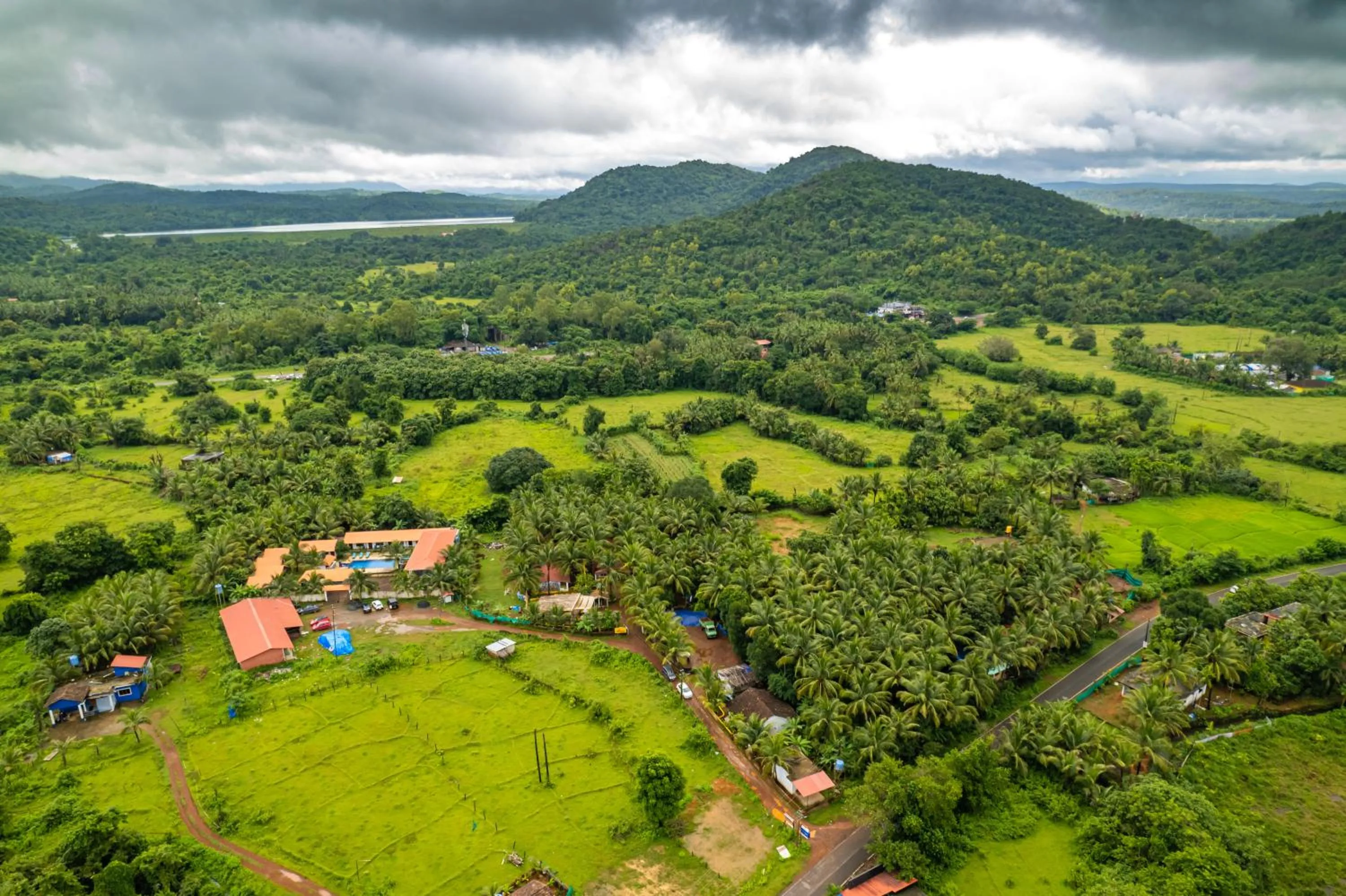 Natural landscape in Whoopers Party Hostel, Palolem