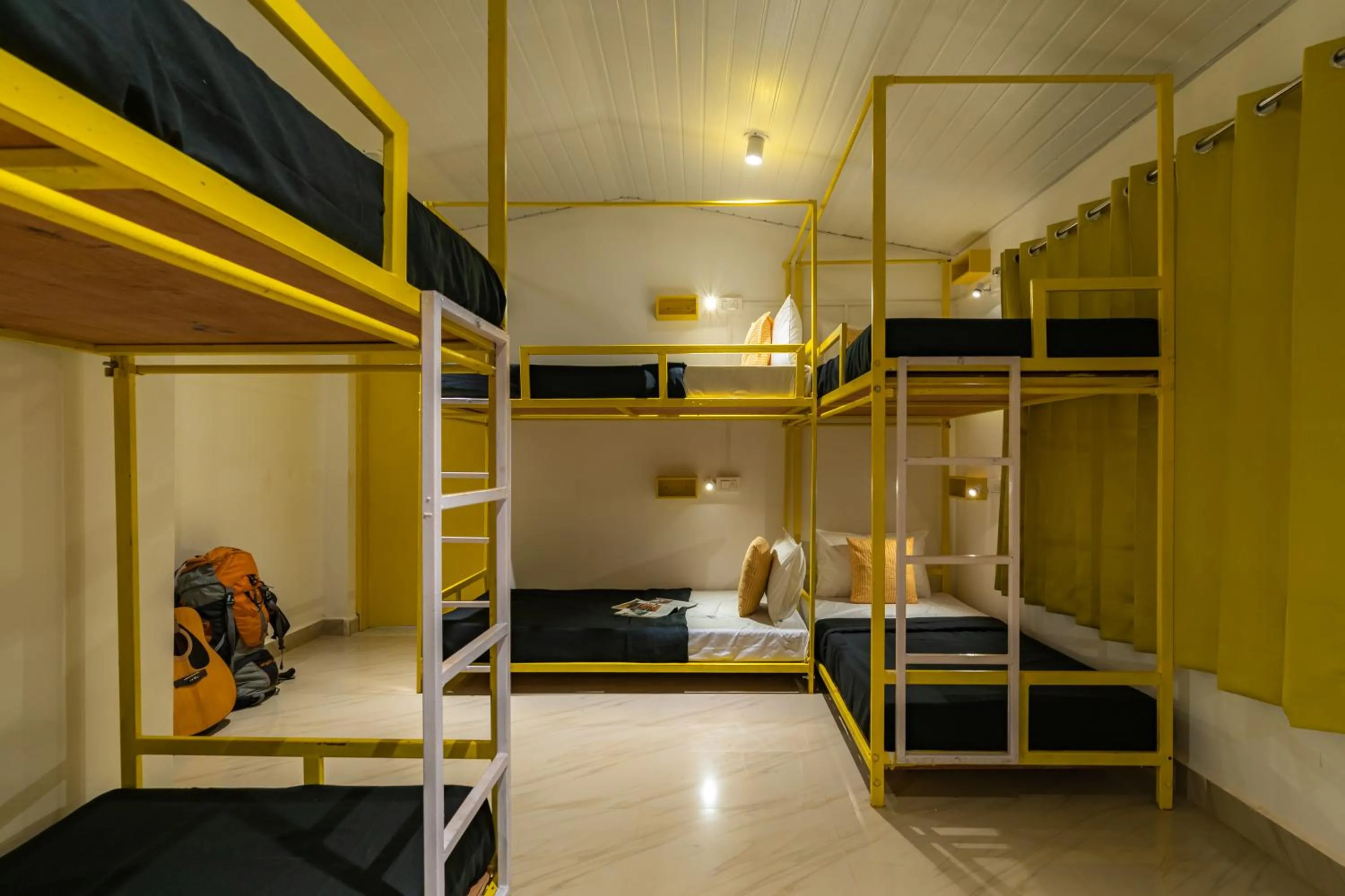 Bed in Whoopers Party Hostel, Palolem