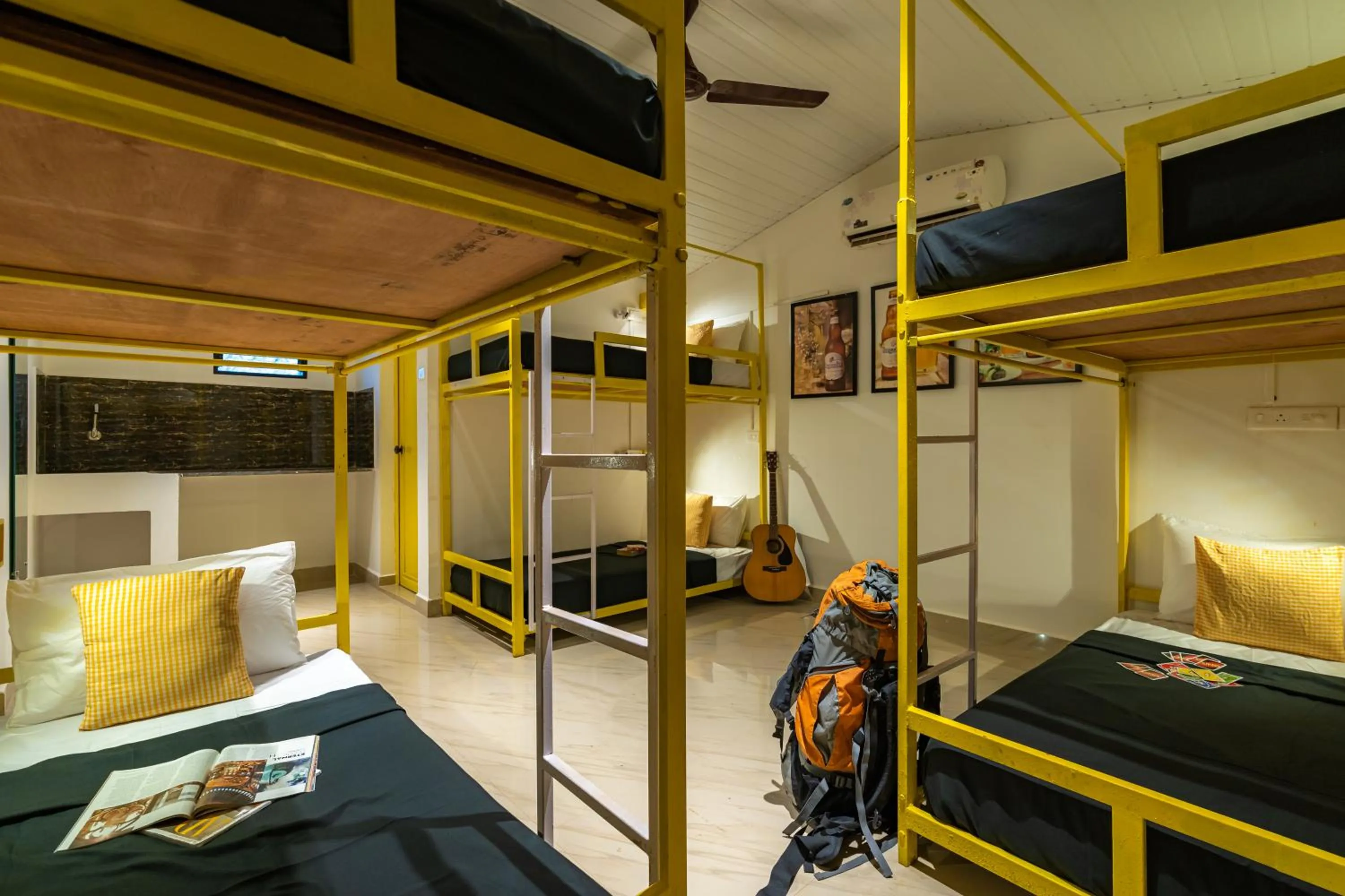 Bed in Whoopers Party Hostel, Palolem