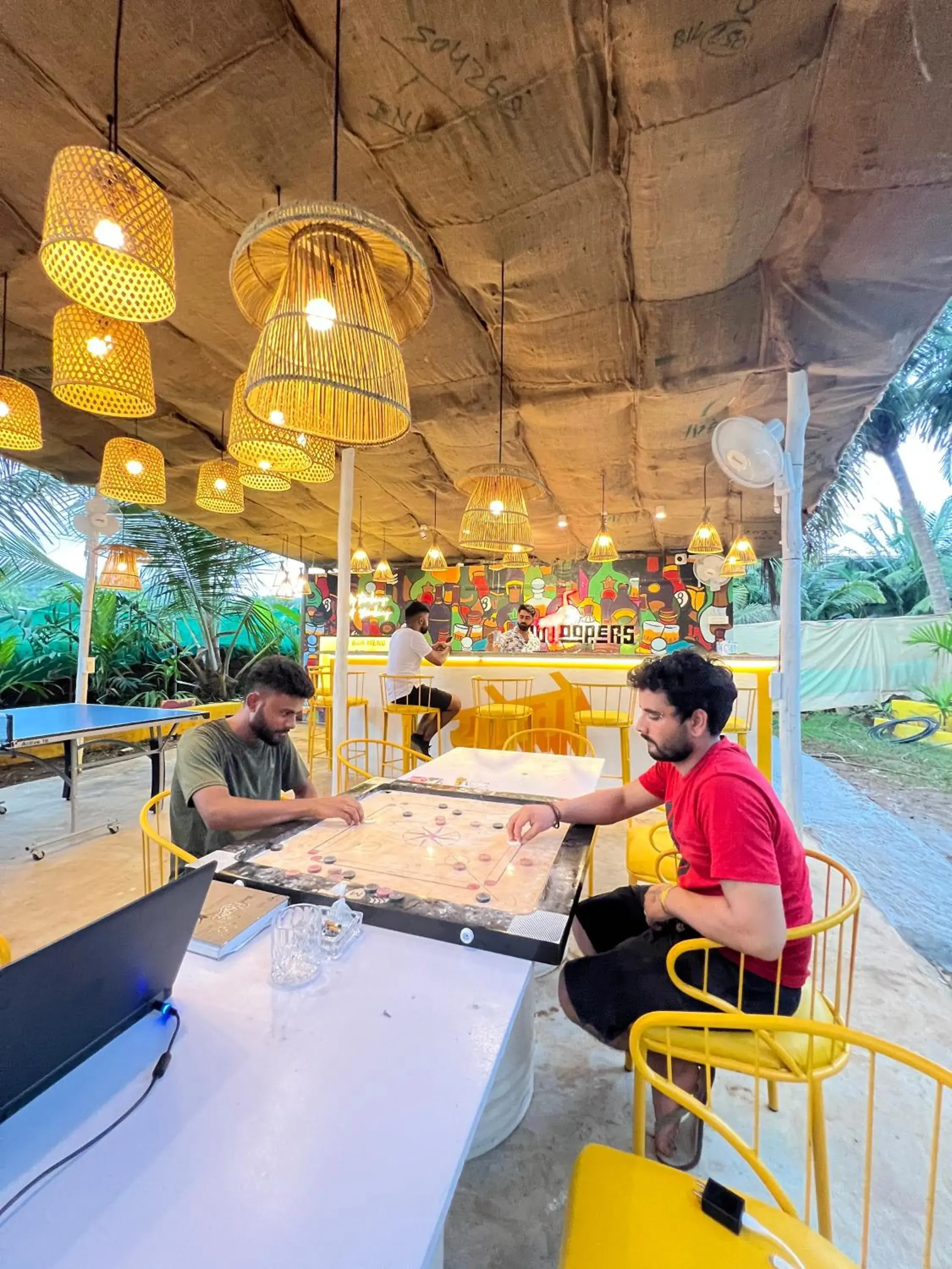 Restaurant/places to eat in Whoopers Party Hostel, Palolem Restaurant/places to eat in Whoopers Party Hostel, Palolem