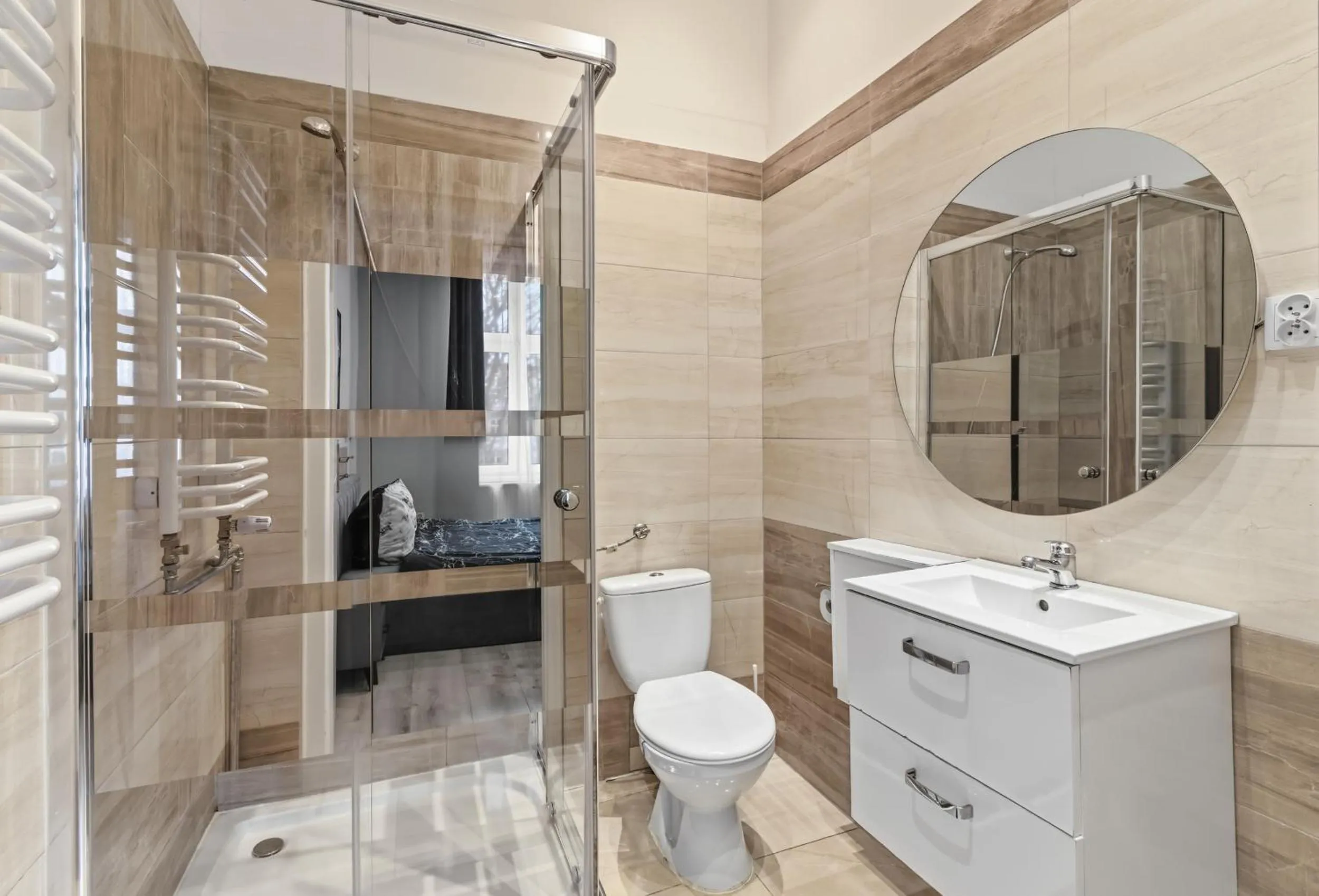 Shower in 70s Hostel