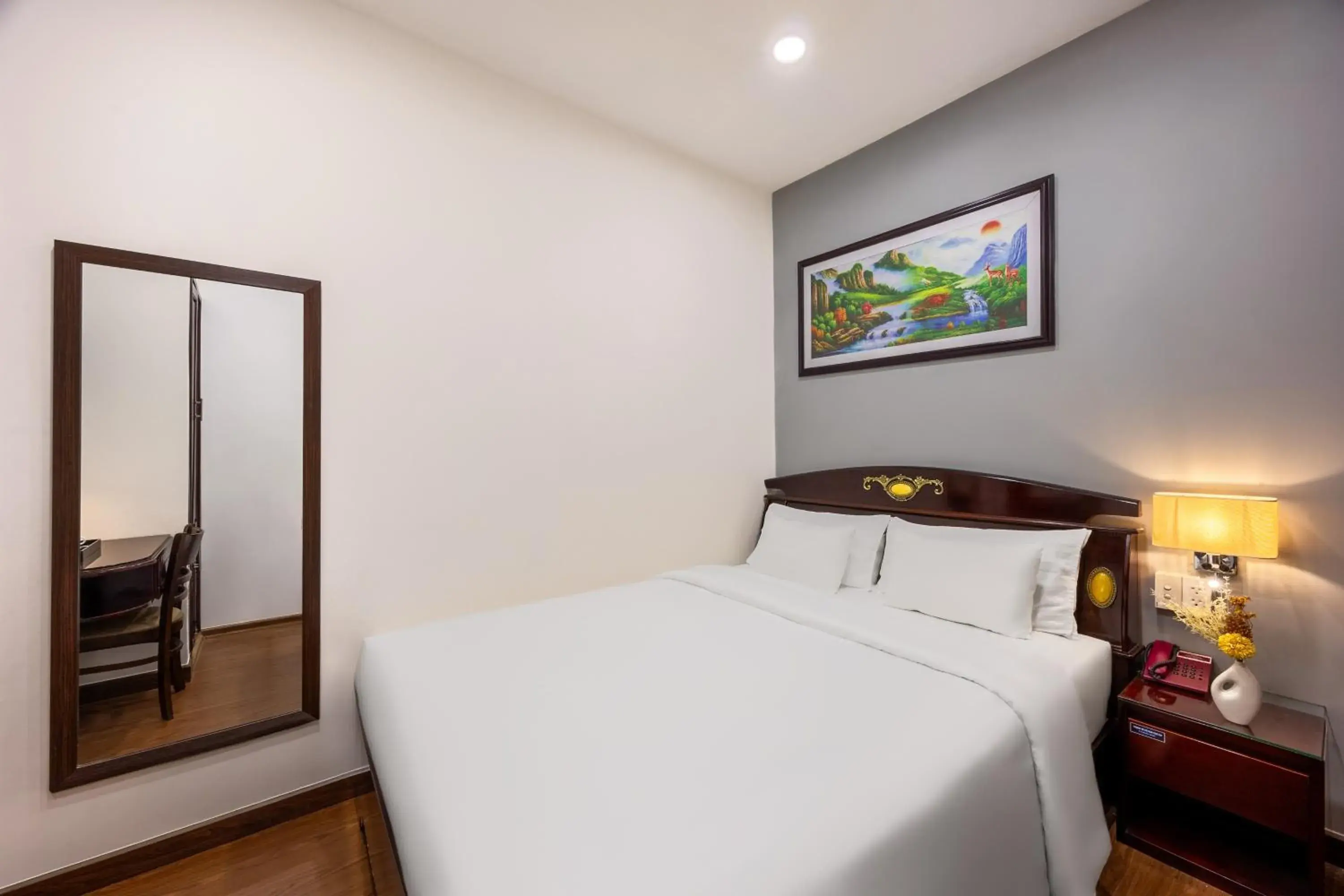 Bed in A25 Hotel - 25 Trương Định Bed in A25 Hotel - 25 Trương Định