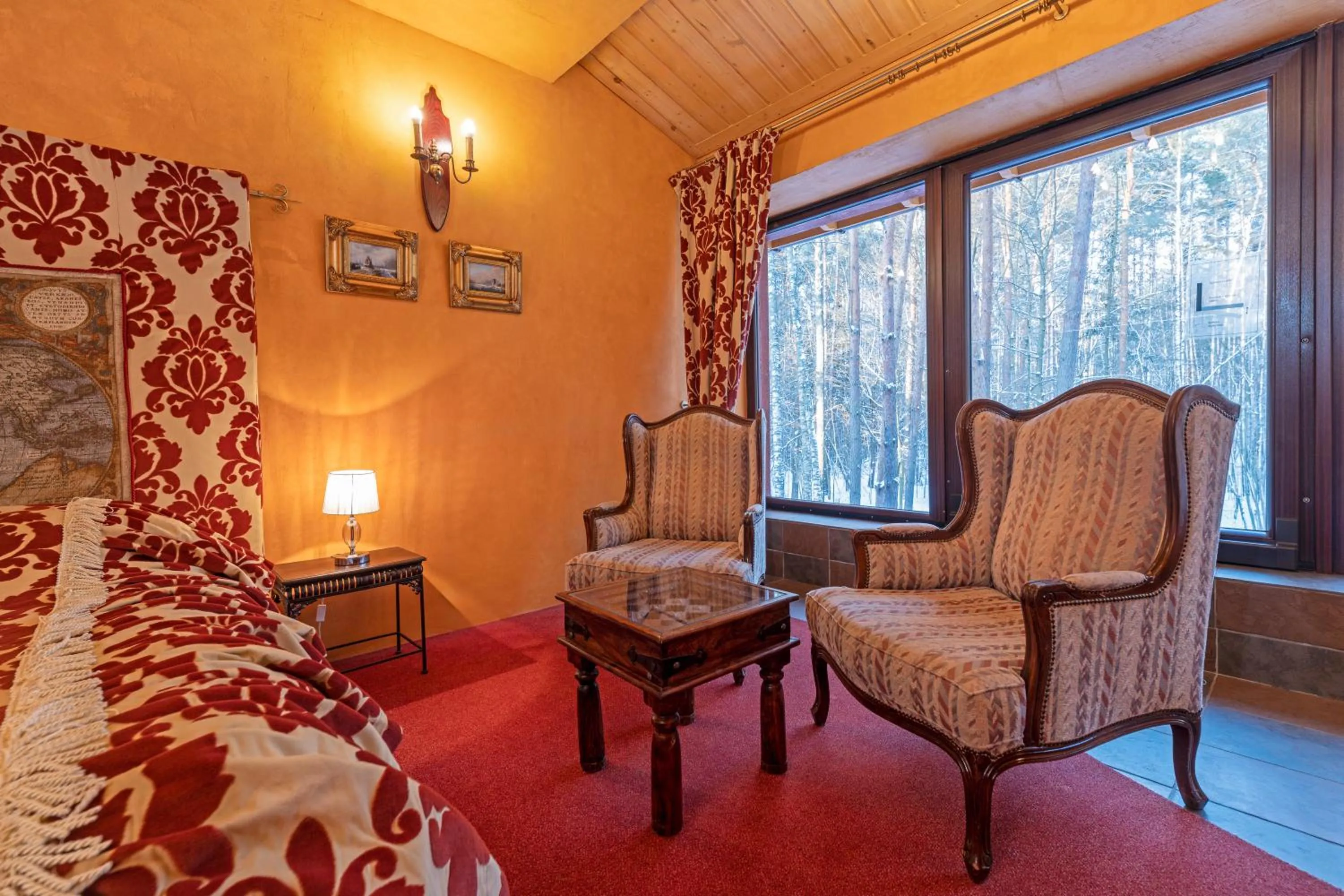 Seating area in Nemuno Slėnis