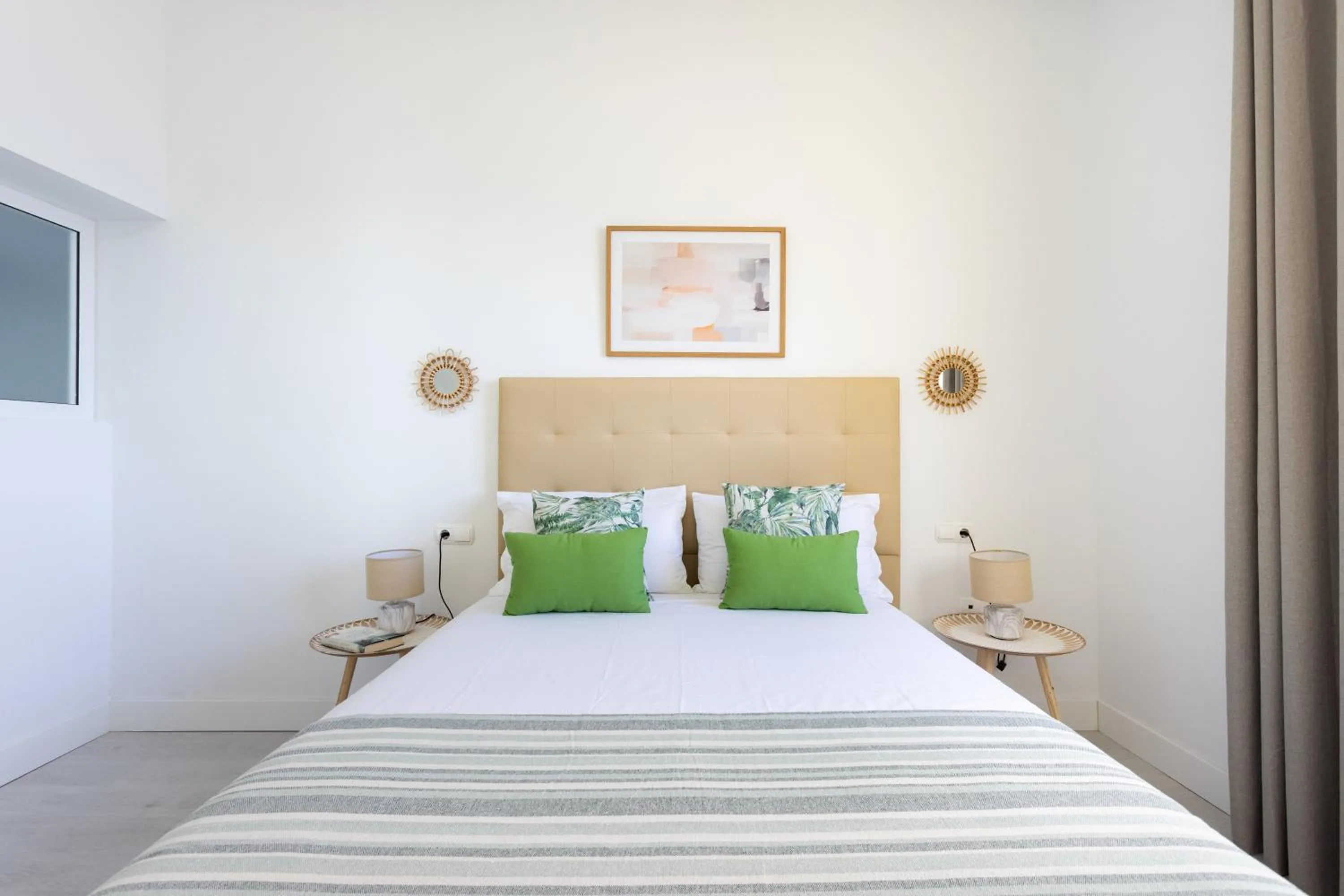Bed in Apartamento Natural Ocean Pool