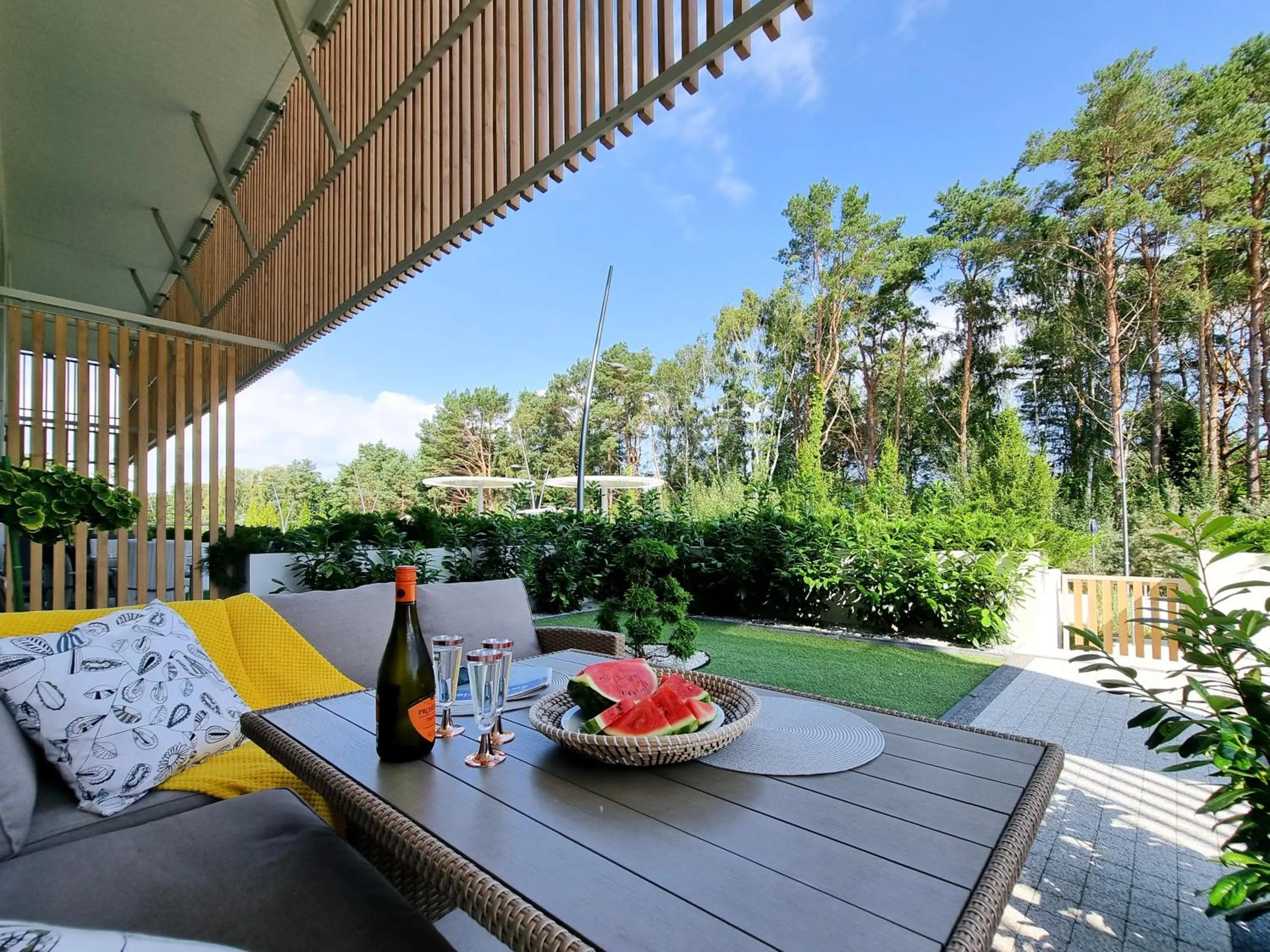 Balcony/Terrace in visit baltic - Apartament Plażowy Casa