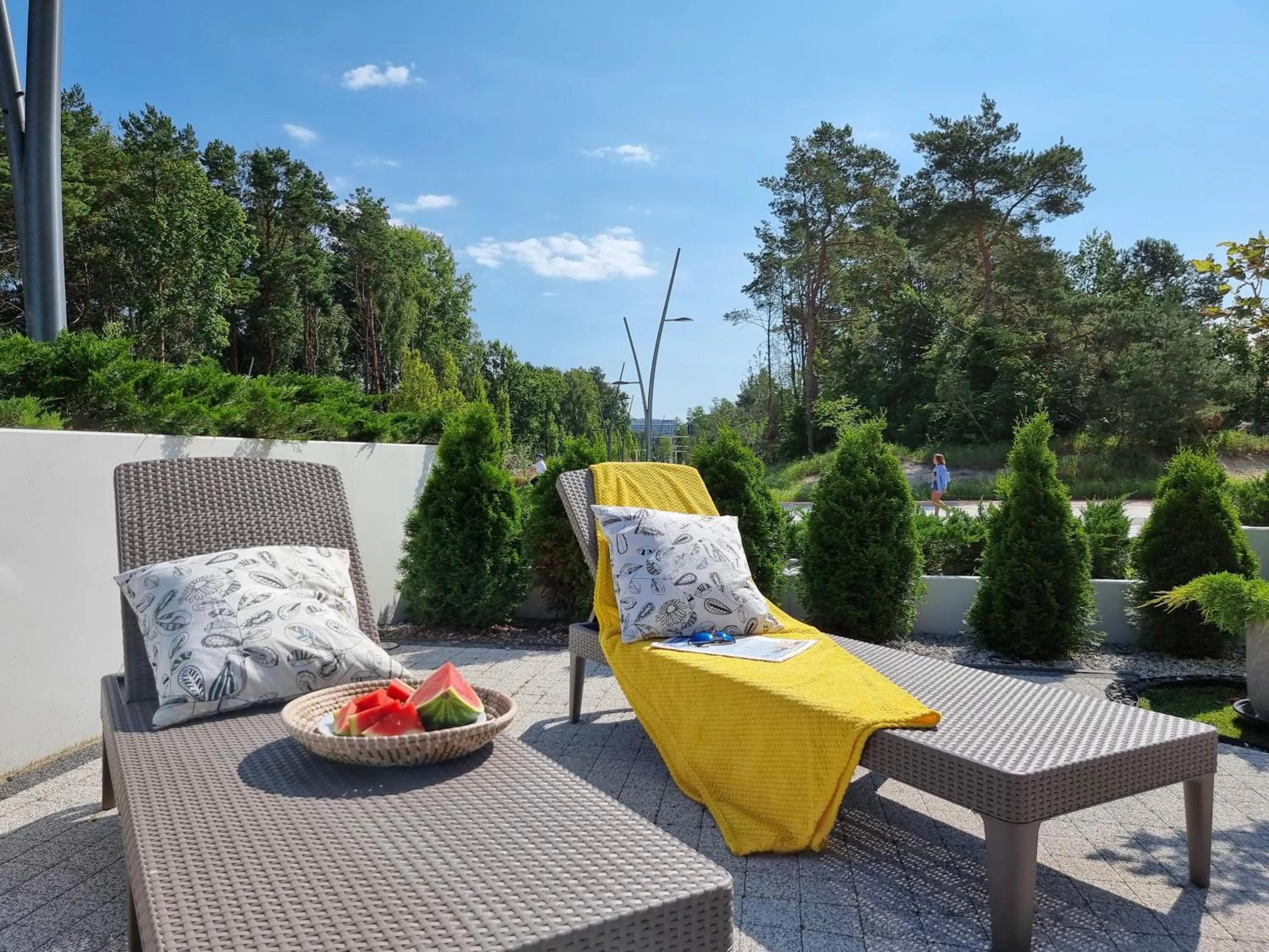 Balcony/Terrace in visit baltic - Apartament Plażowy Casa