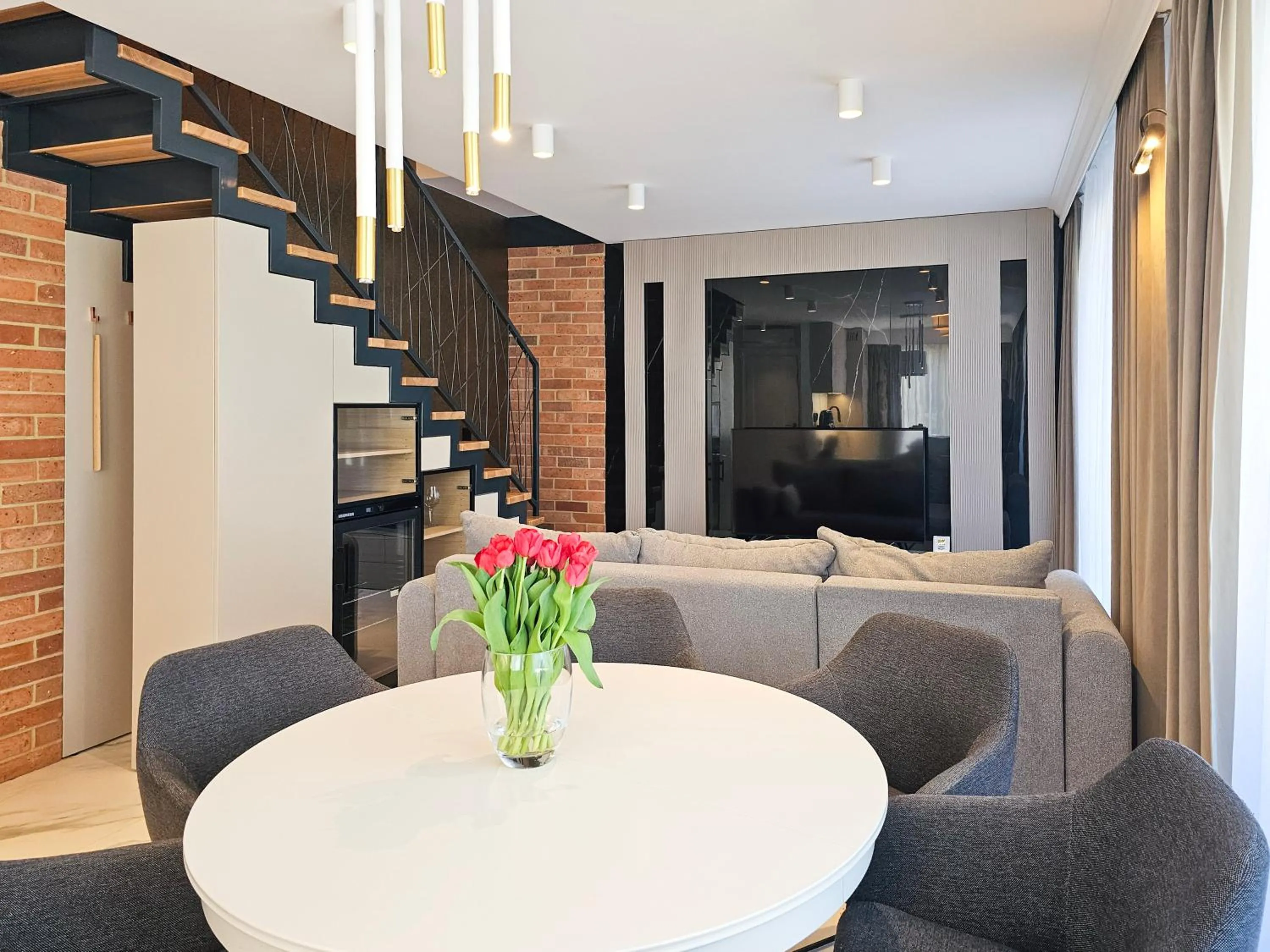 Living room in visit baltic - Apartament Plażowy Casa
