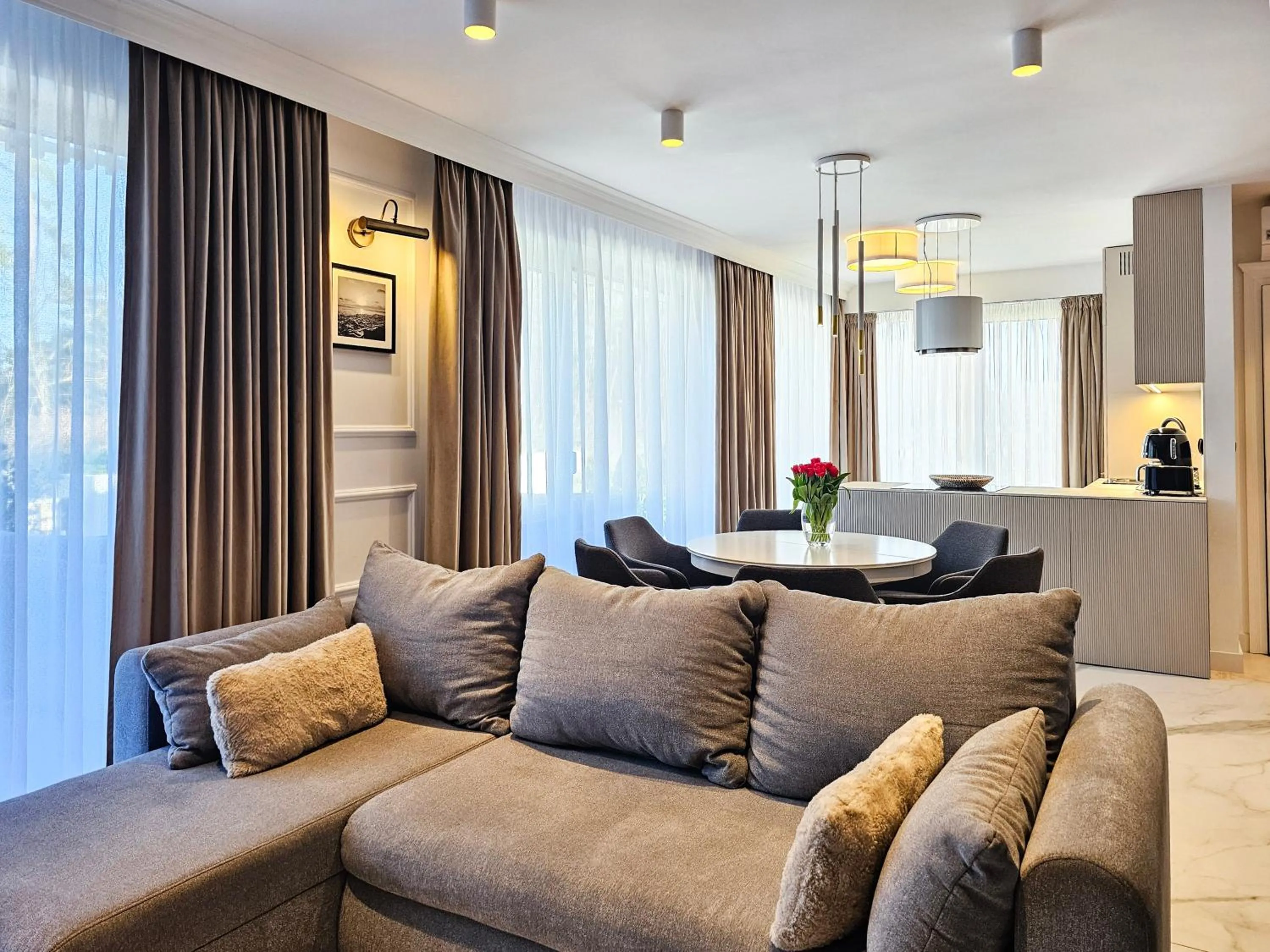 Living room in visit baltic - Apartament Plażowy Casa
