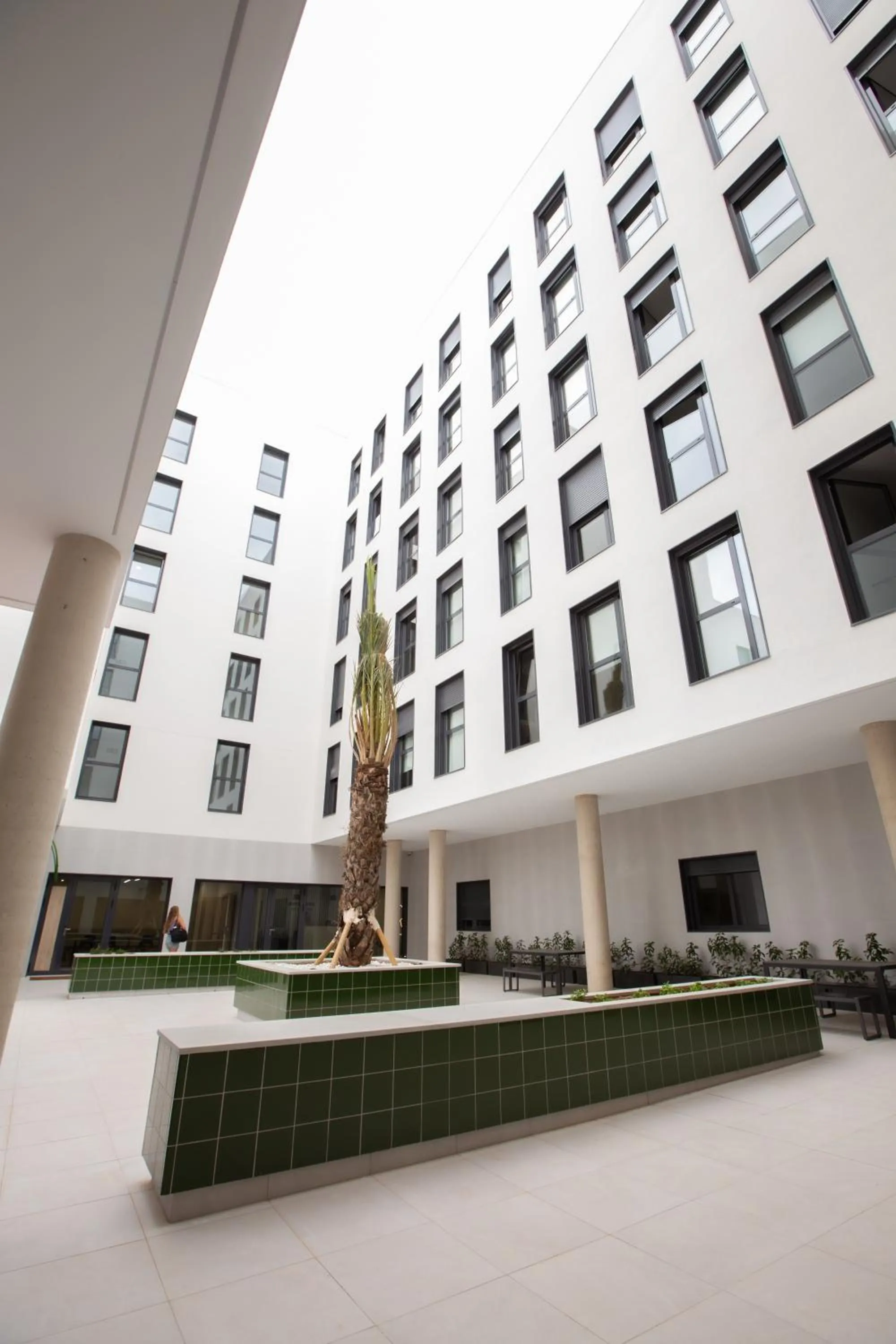 Patio in Micampus Burjassot Parque Student Residence