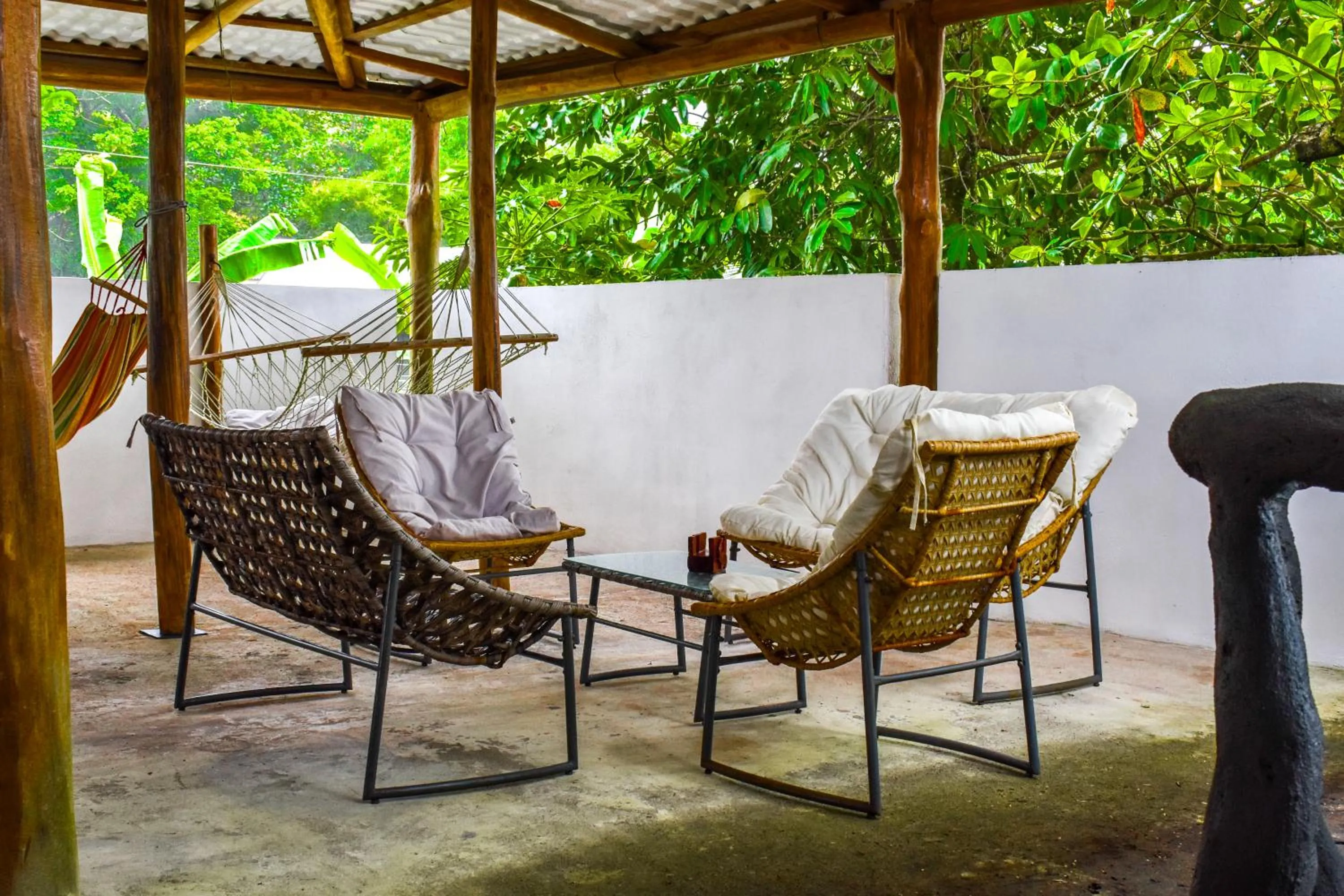 Seating area in El Deseo Serendipity Tortuguero