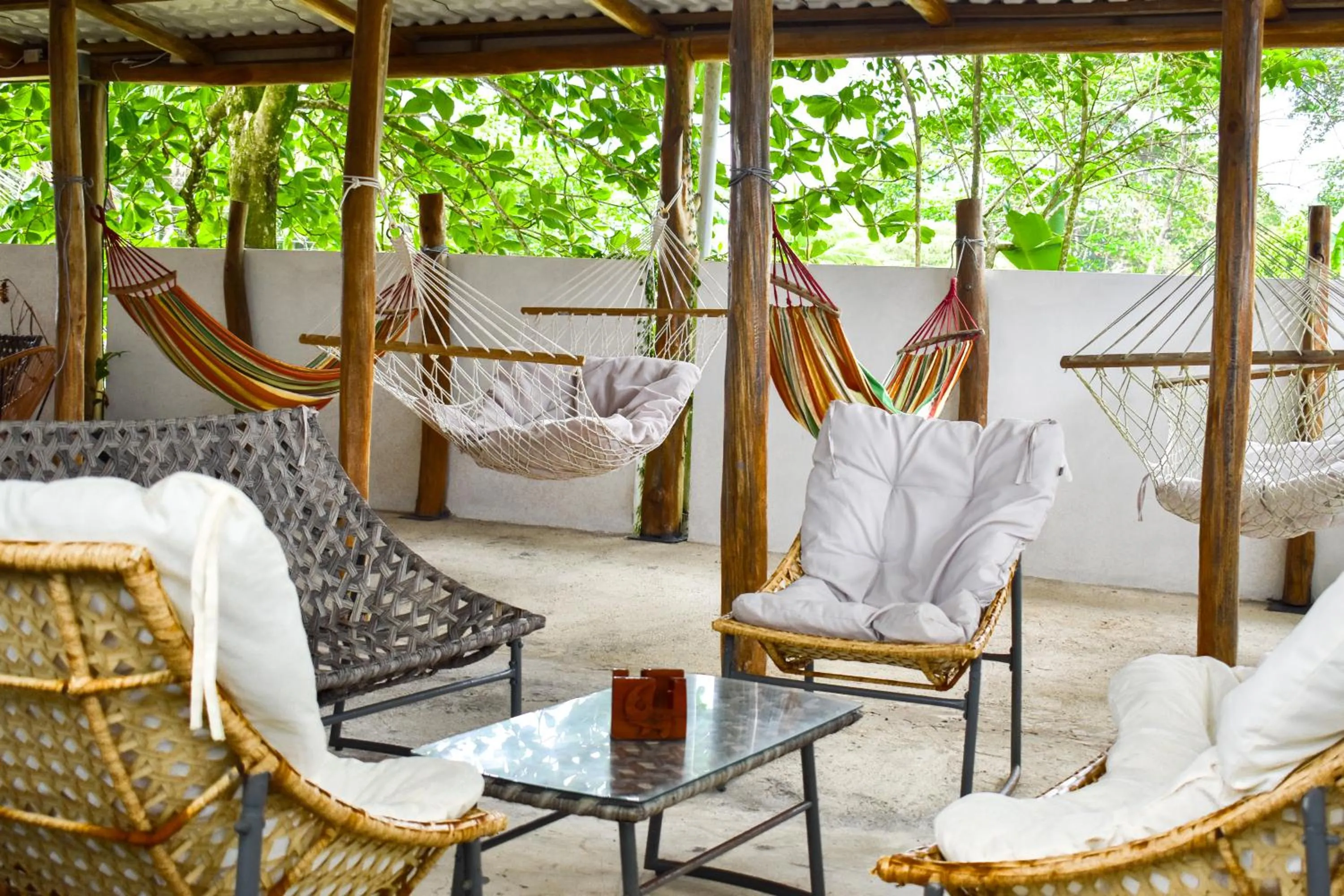 Seating area in El Deseo Serendipity Tortuguero