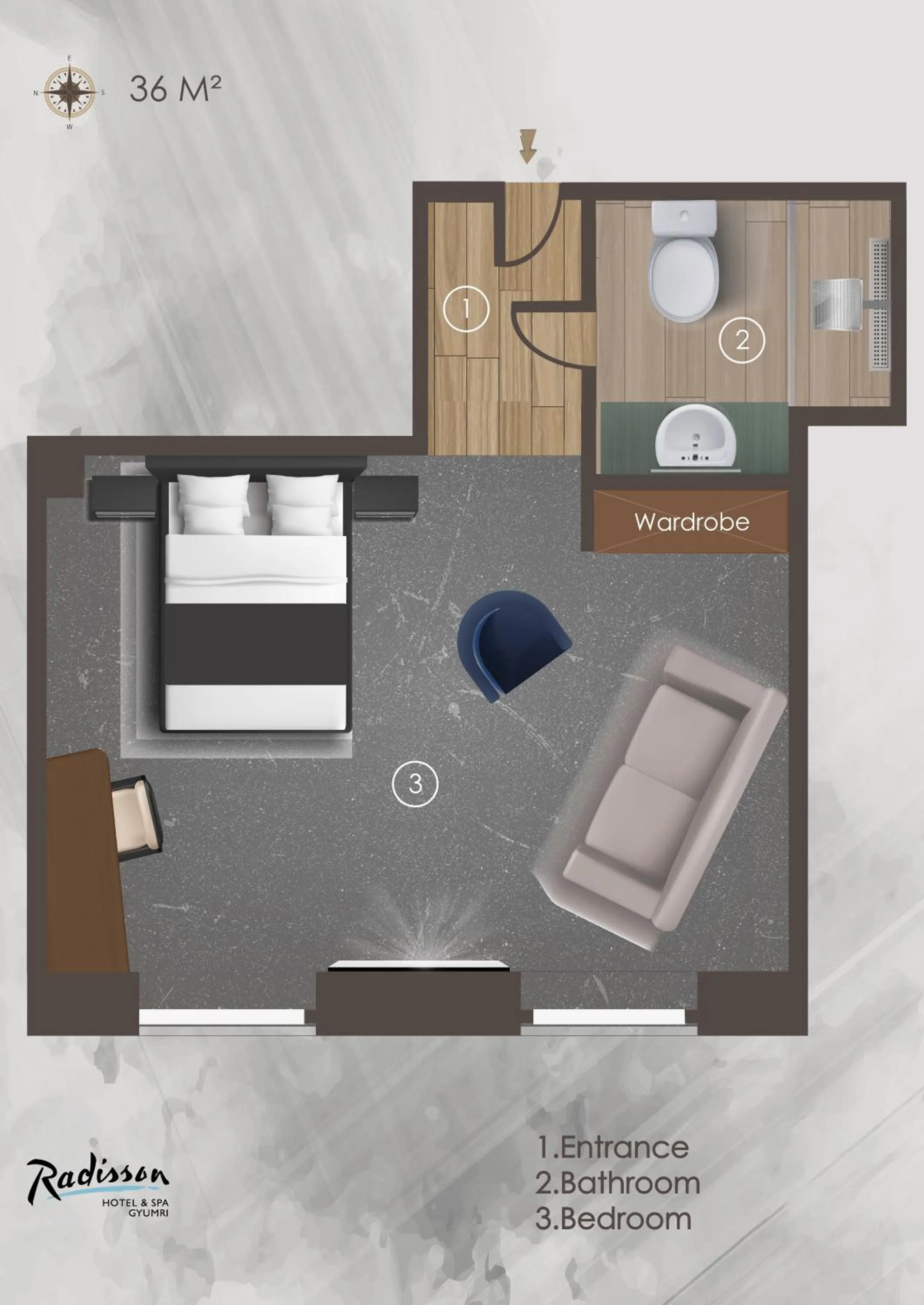 Photo of the whole room in Radisson Hotel & Spa Gyumri