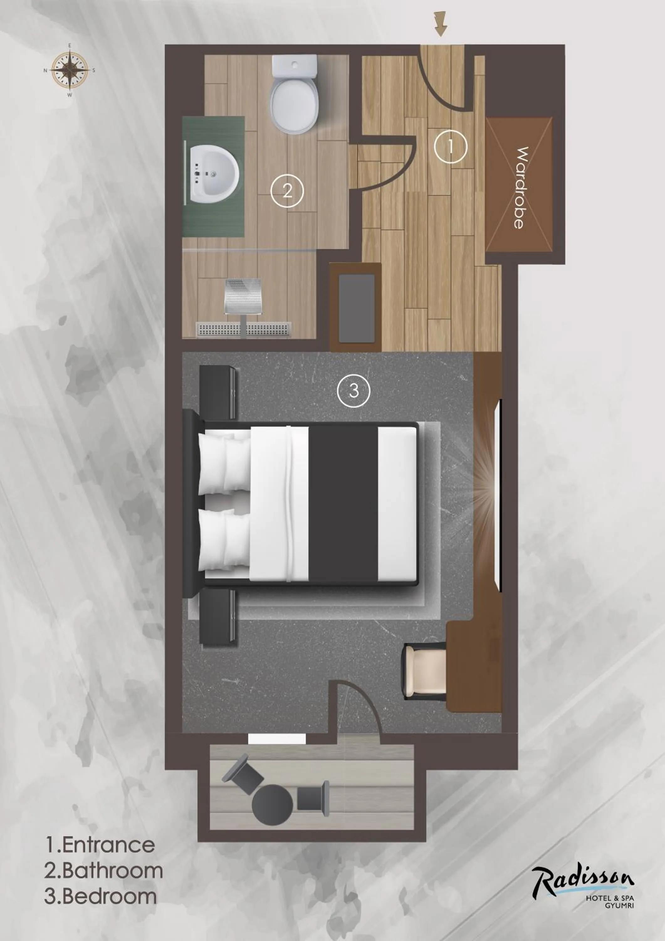Floor plan in Radisson Hotel & Spa Gyumri