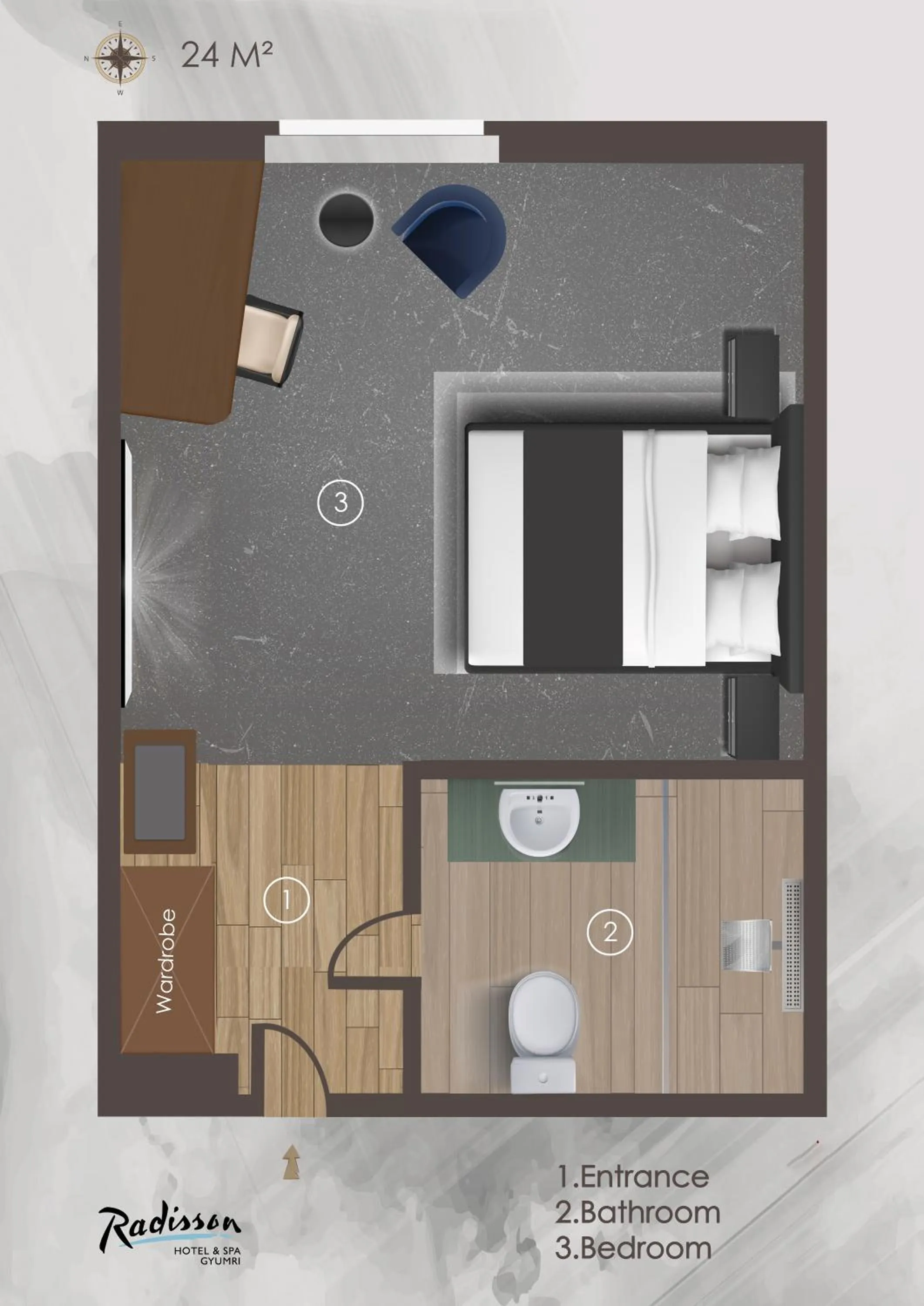 Floor plan in Radisson Hotel & Spa Gyumri