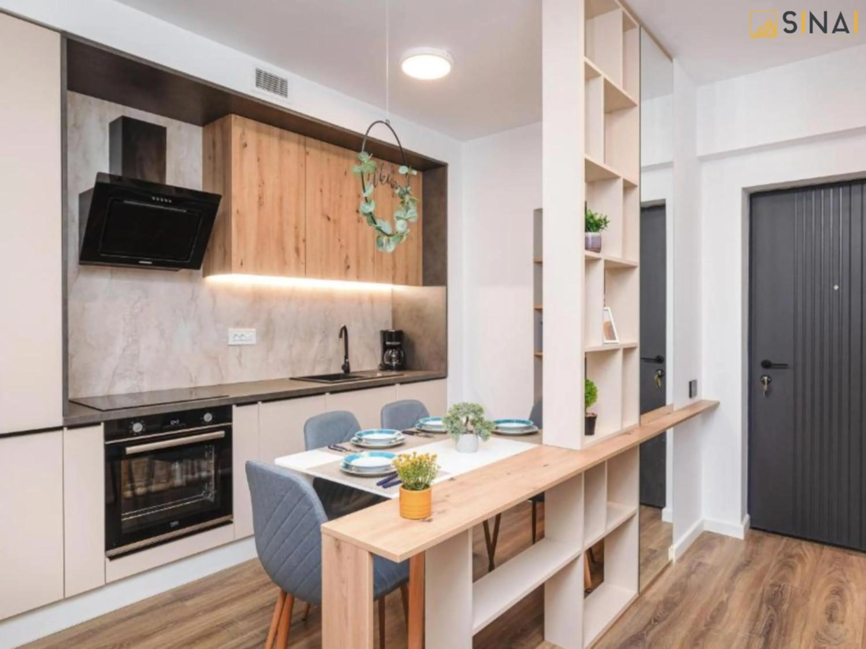 Kitchen or kitchenette in SINAI APH Apartments