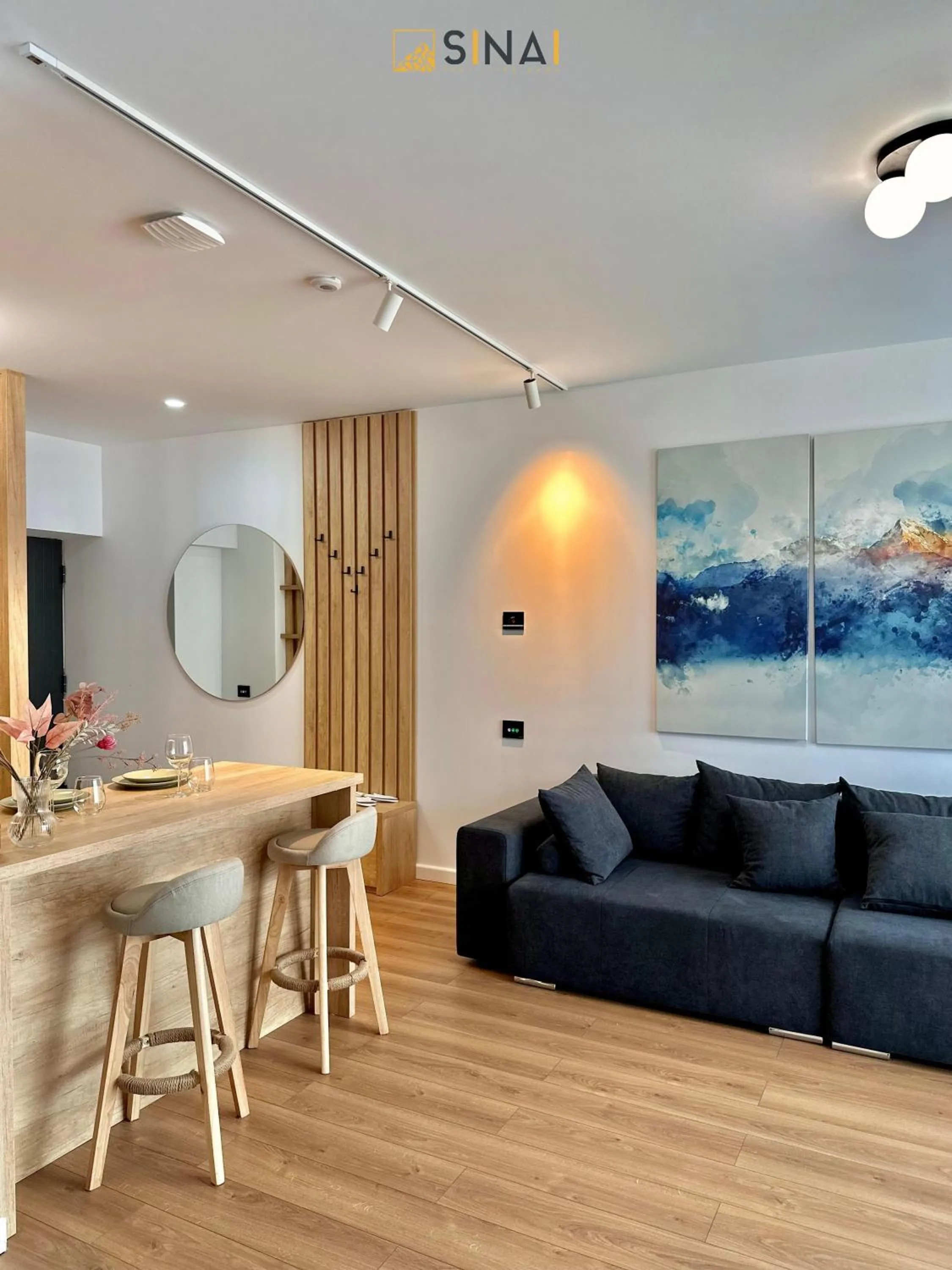 Living room in SINAI APH Apartments