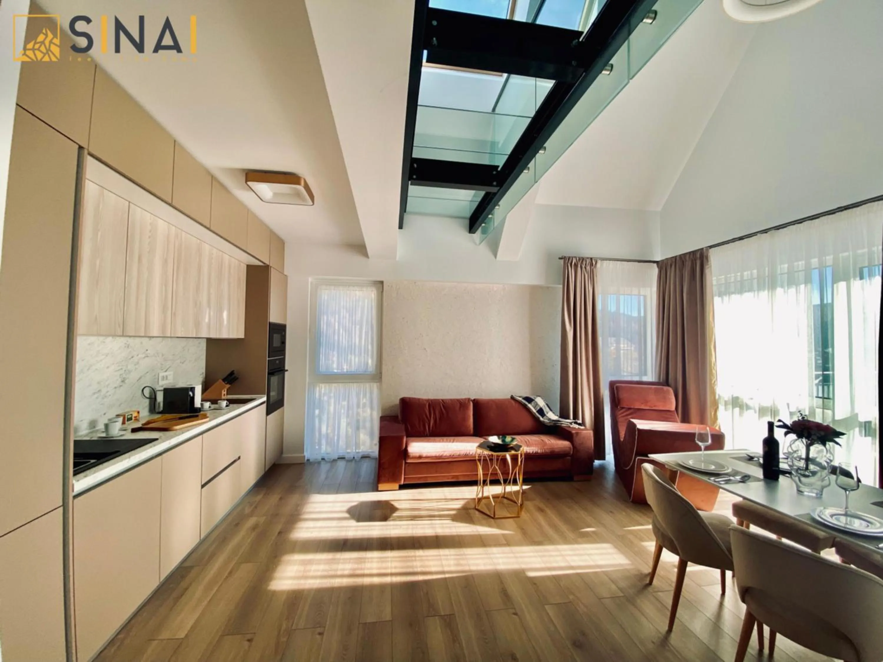 Kitchen or kitchenette in SINAI APH Apartments