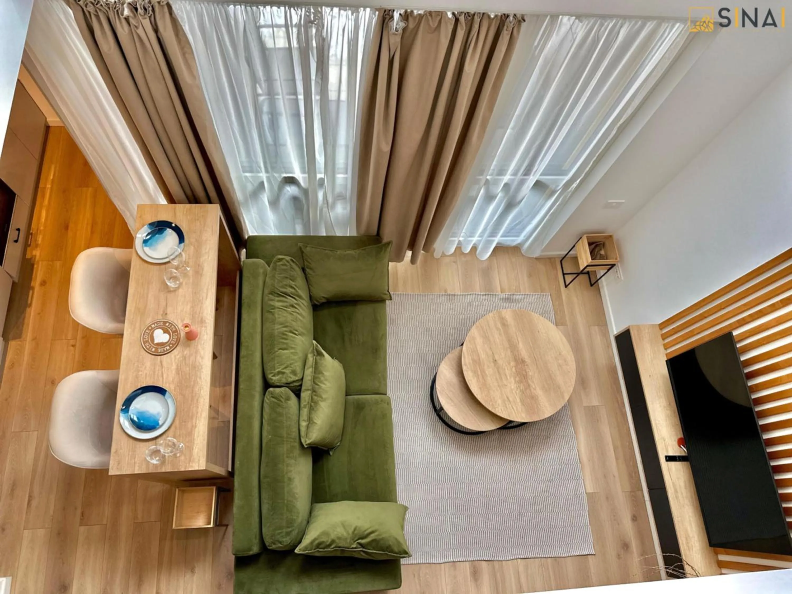 Living room in SINAI APH Apartments