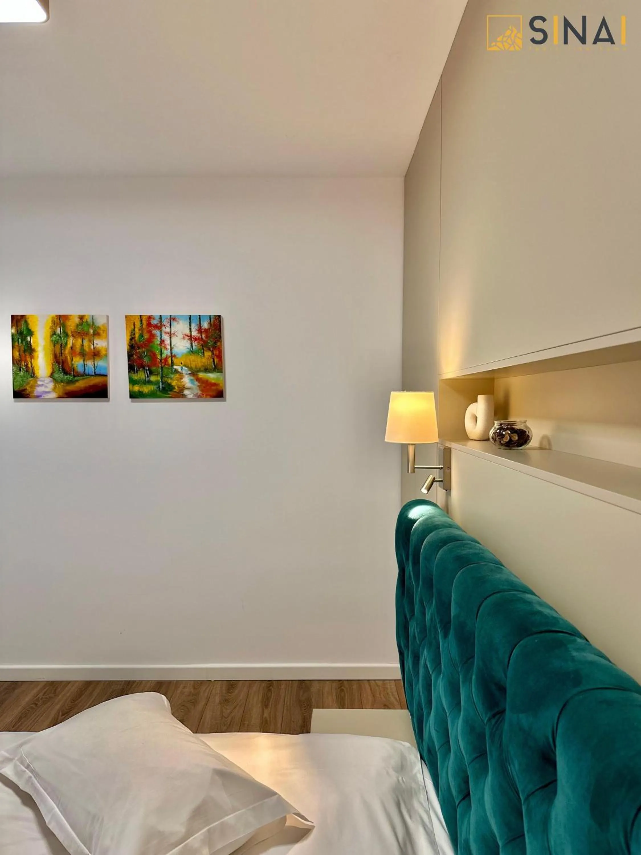 Decorative detail, Bed in SINAI APH Apartments
