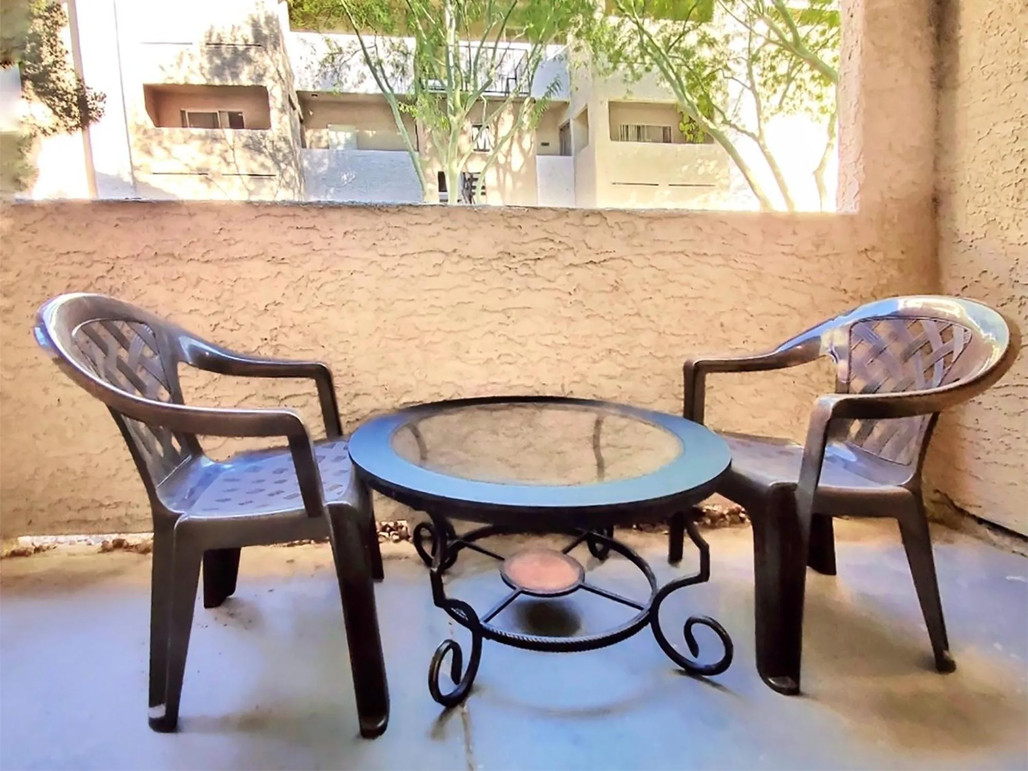 Patio in UPGRADED & STYLISH, POOL, HOT TUB, WALK TO STRIP!