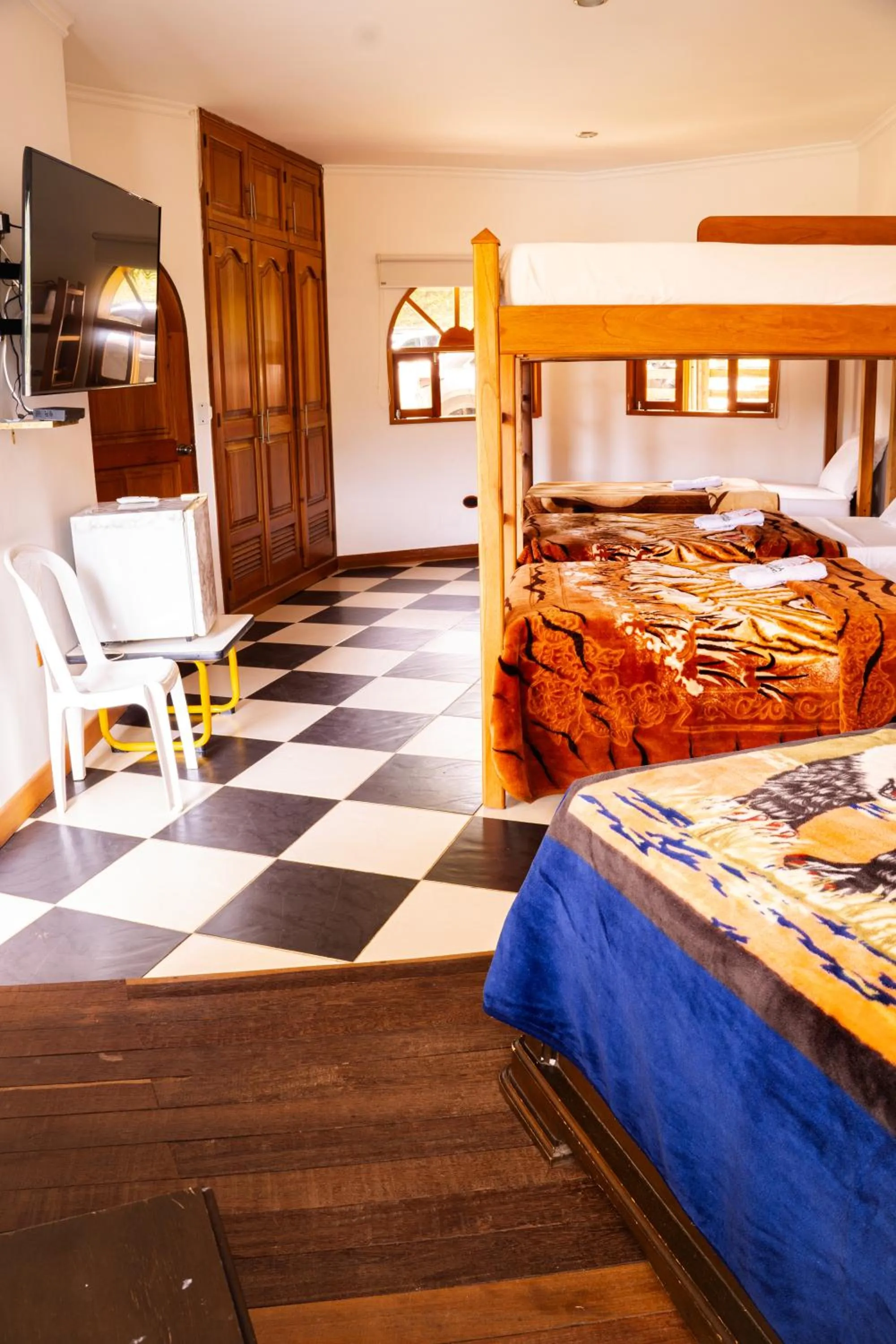 Bed in Hotel Casa Linda Guatape