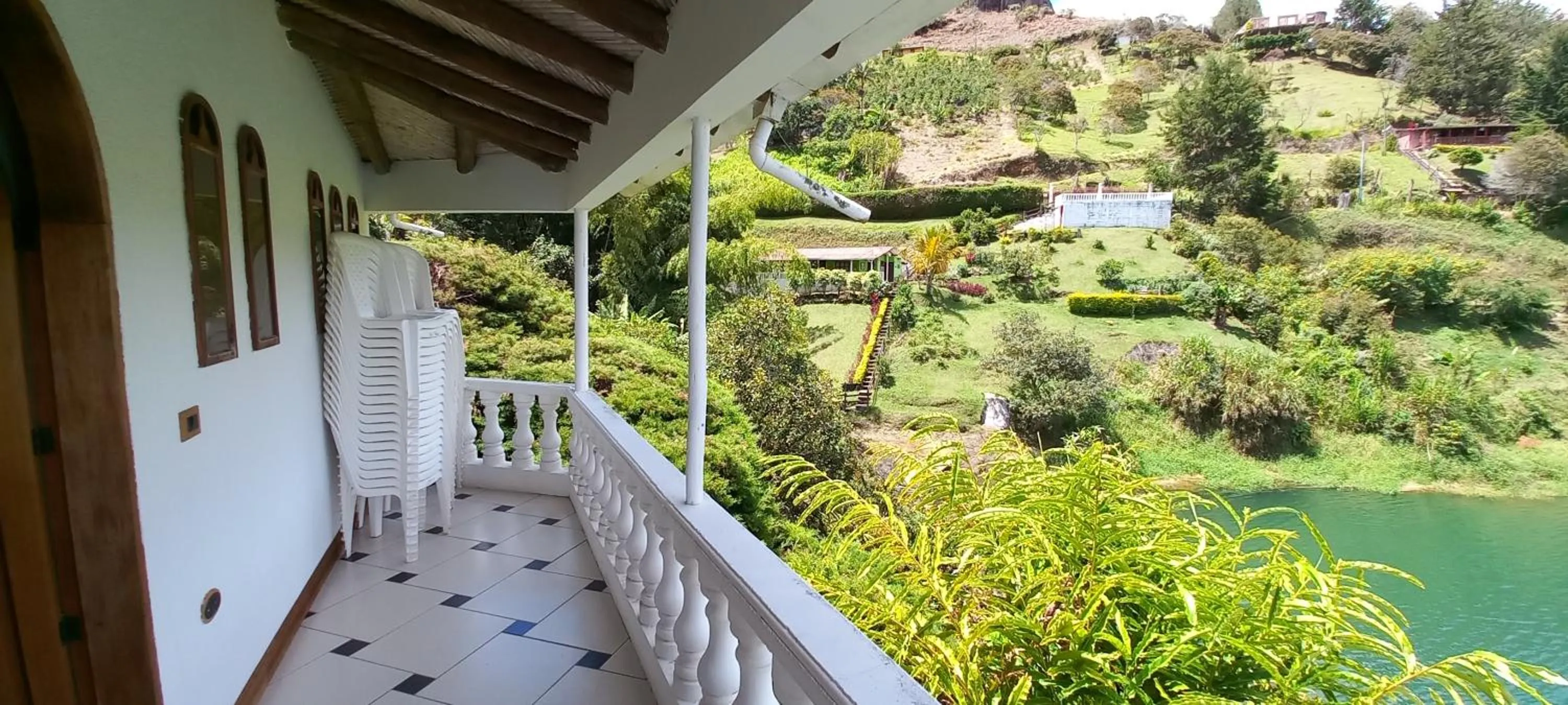 Balcony/Terrace in Hotel Casa Linda Guatape