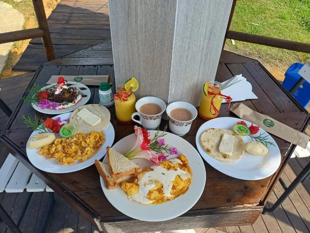 Breakfast in Hotel Casa Linda Guatape