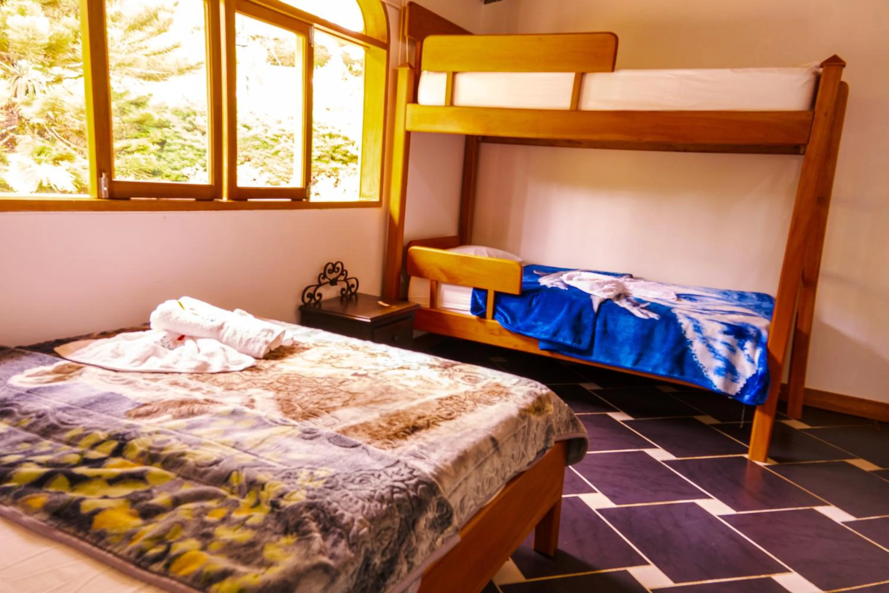 Bed in Hotel Casa Linda Guatape