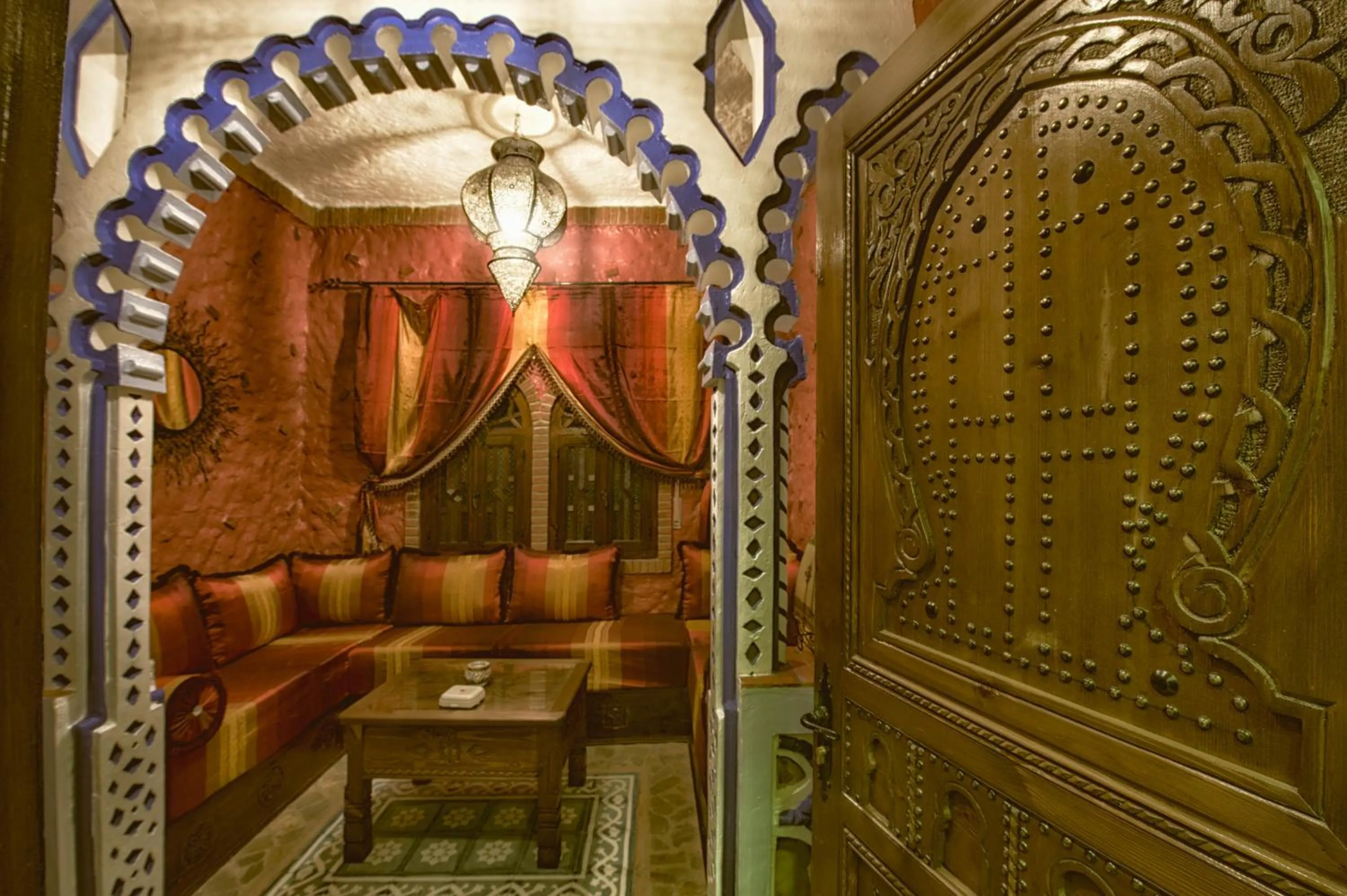 Seating area in Résidence Hoteliére Chez Aziz