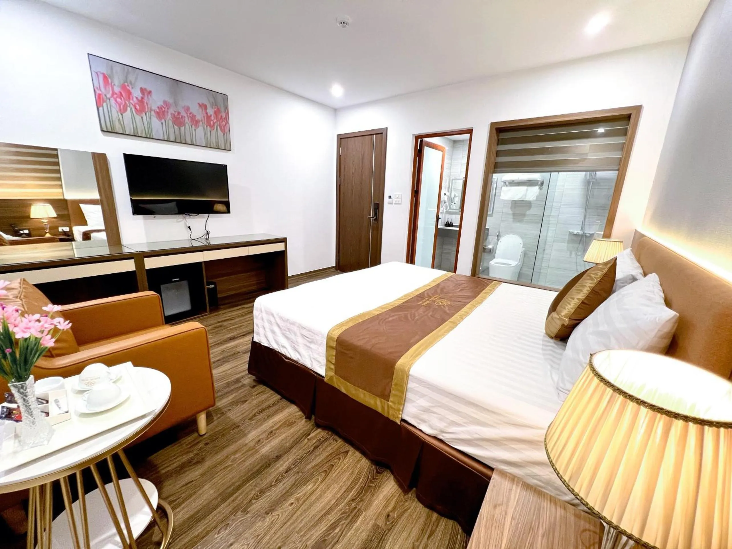 Bed in Luxtel Hotel Ngoại Giao Đoàn