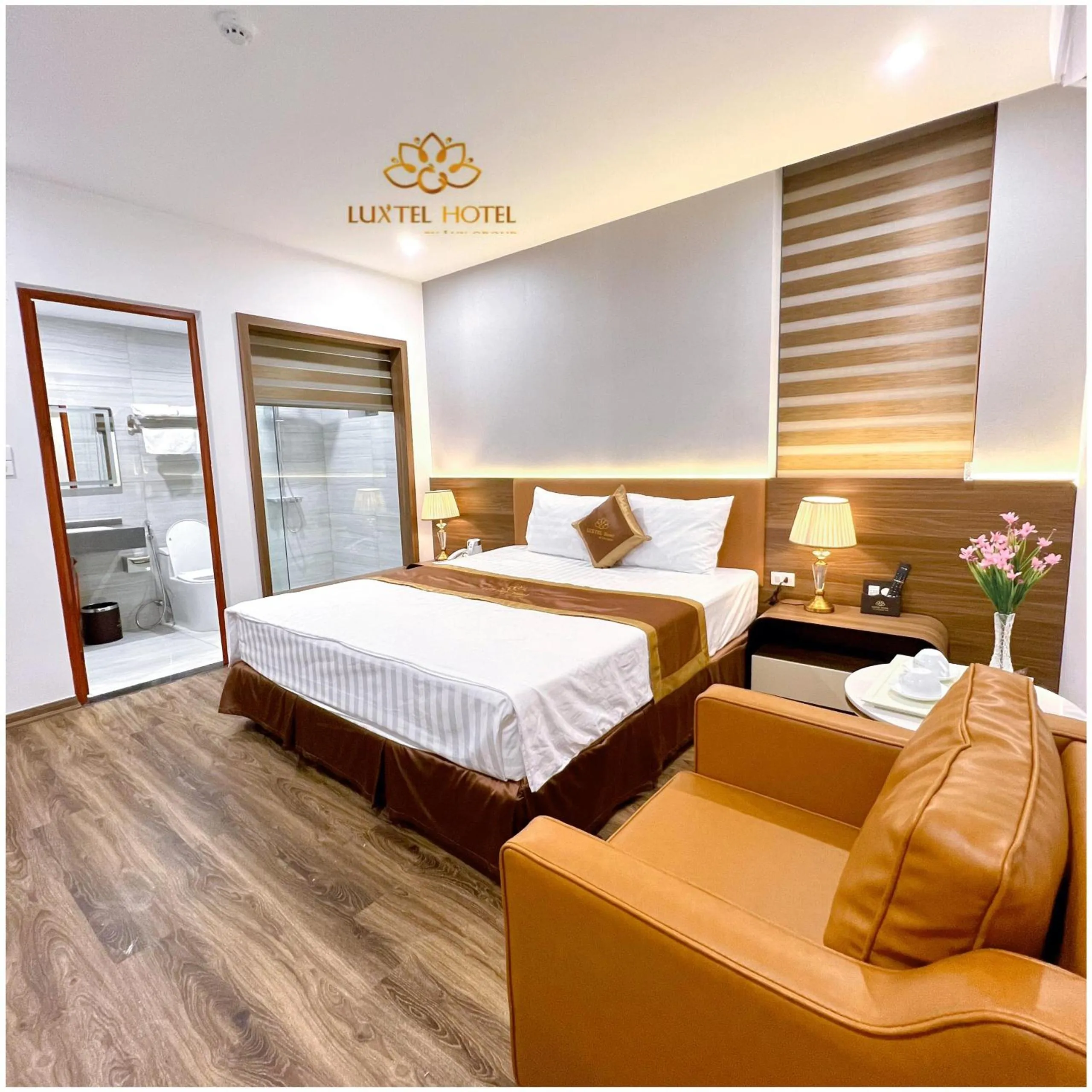 Bed in Luxtel Hotel Ngoại Giao Đoàn