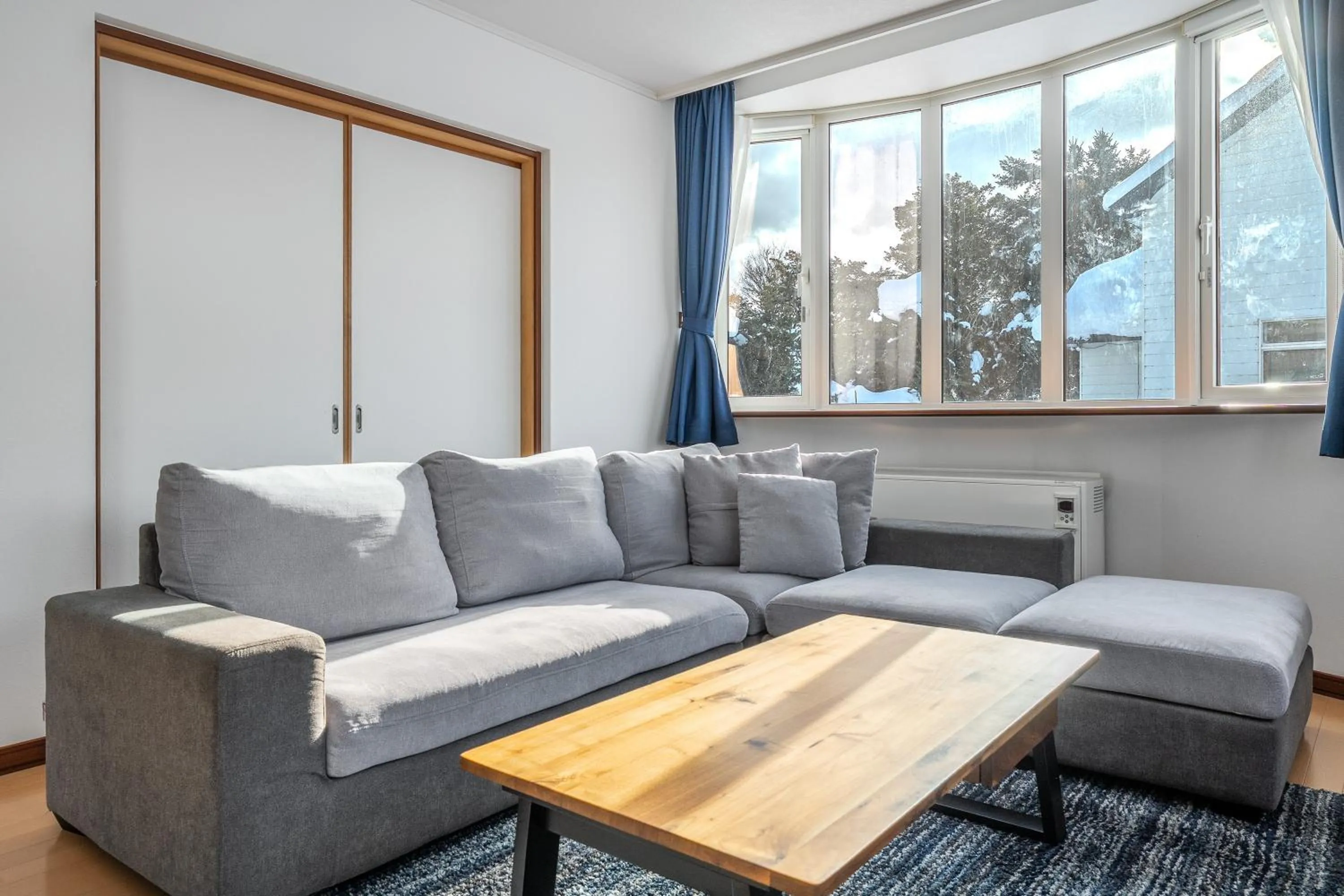 Living room in THE VILLA FURANO【Wide Horizon】
