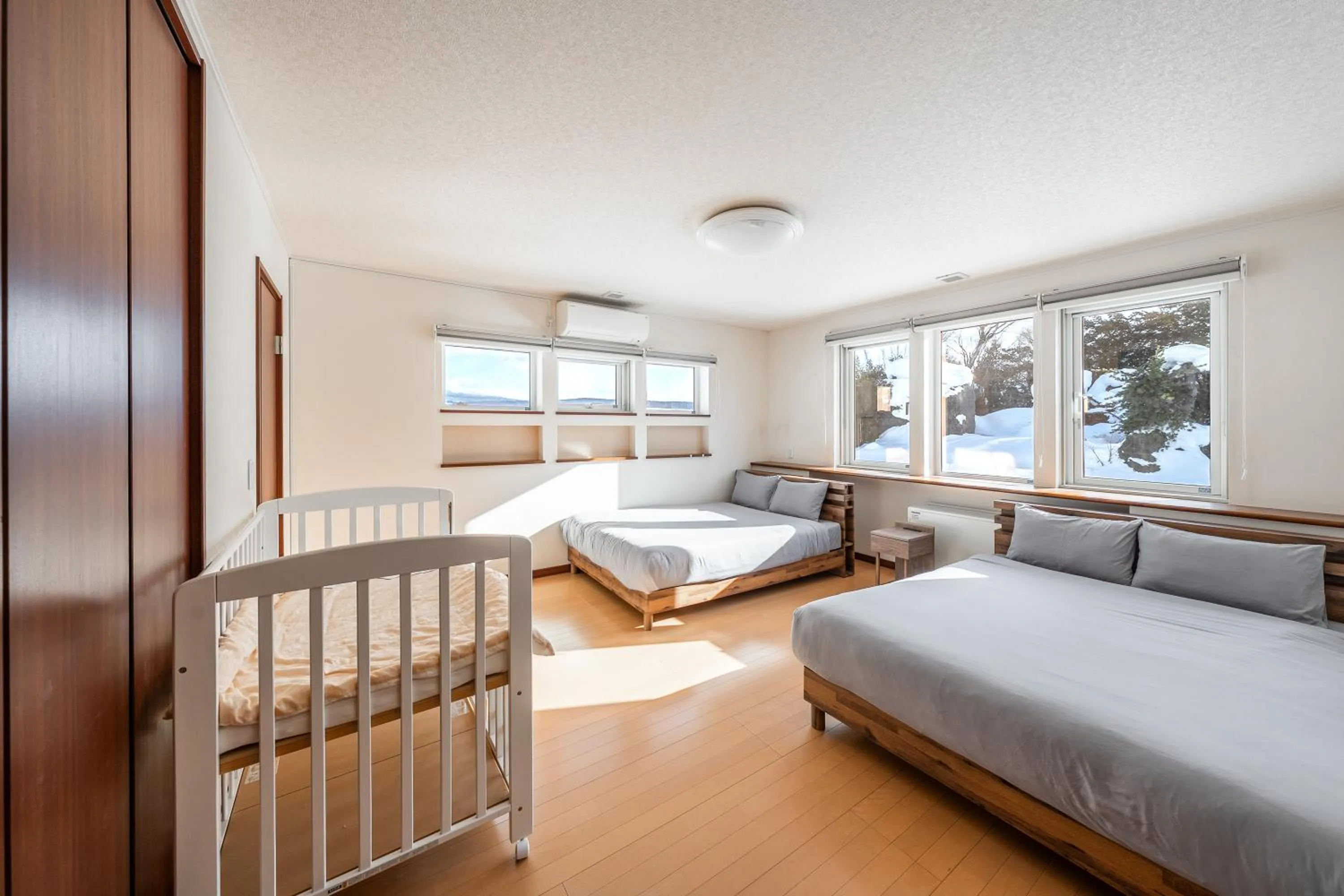 Bedroom, Bed in THE VILLA FURANO【Wide Horizon】