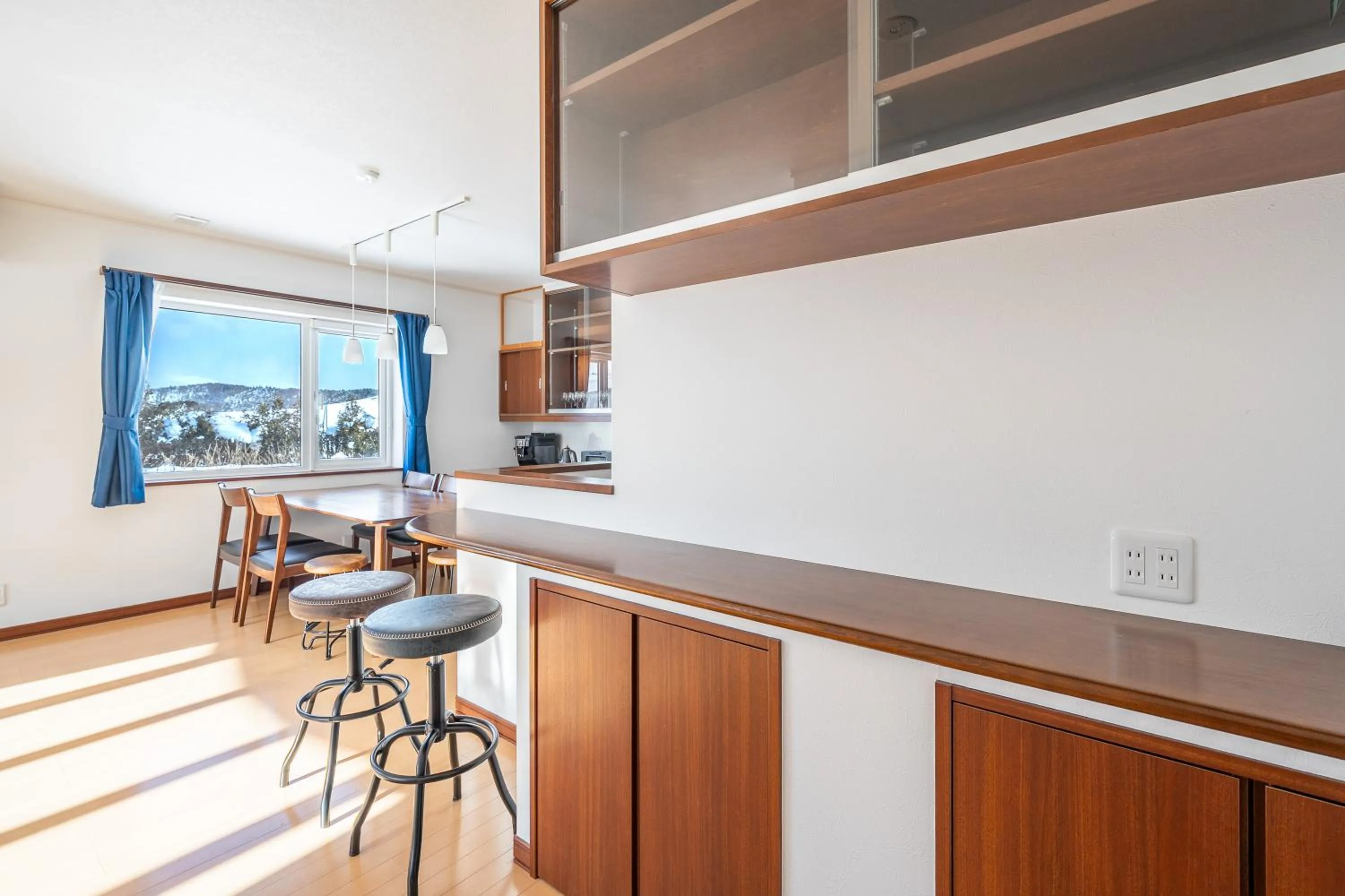 Dining area in THE VILLA FURANO【Wide Horizon】