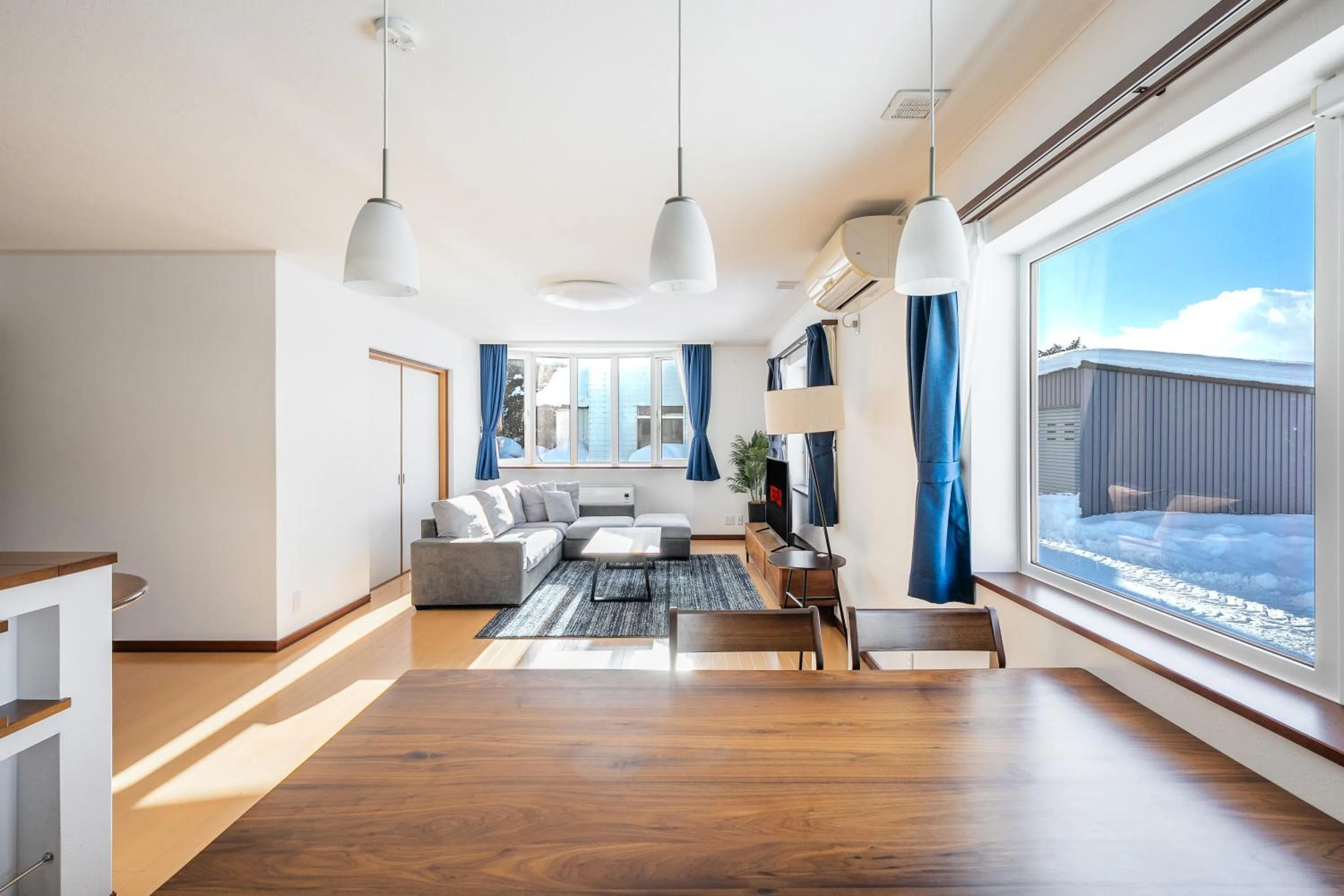 Living room in THE VILLA FURANO【Wide Horizon】
