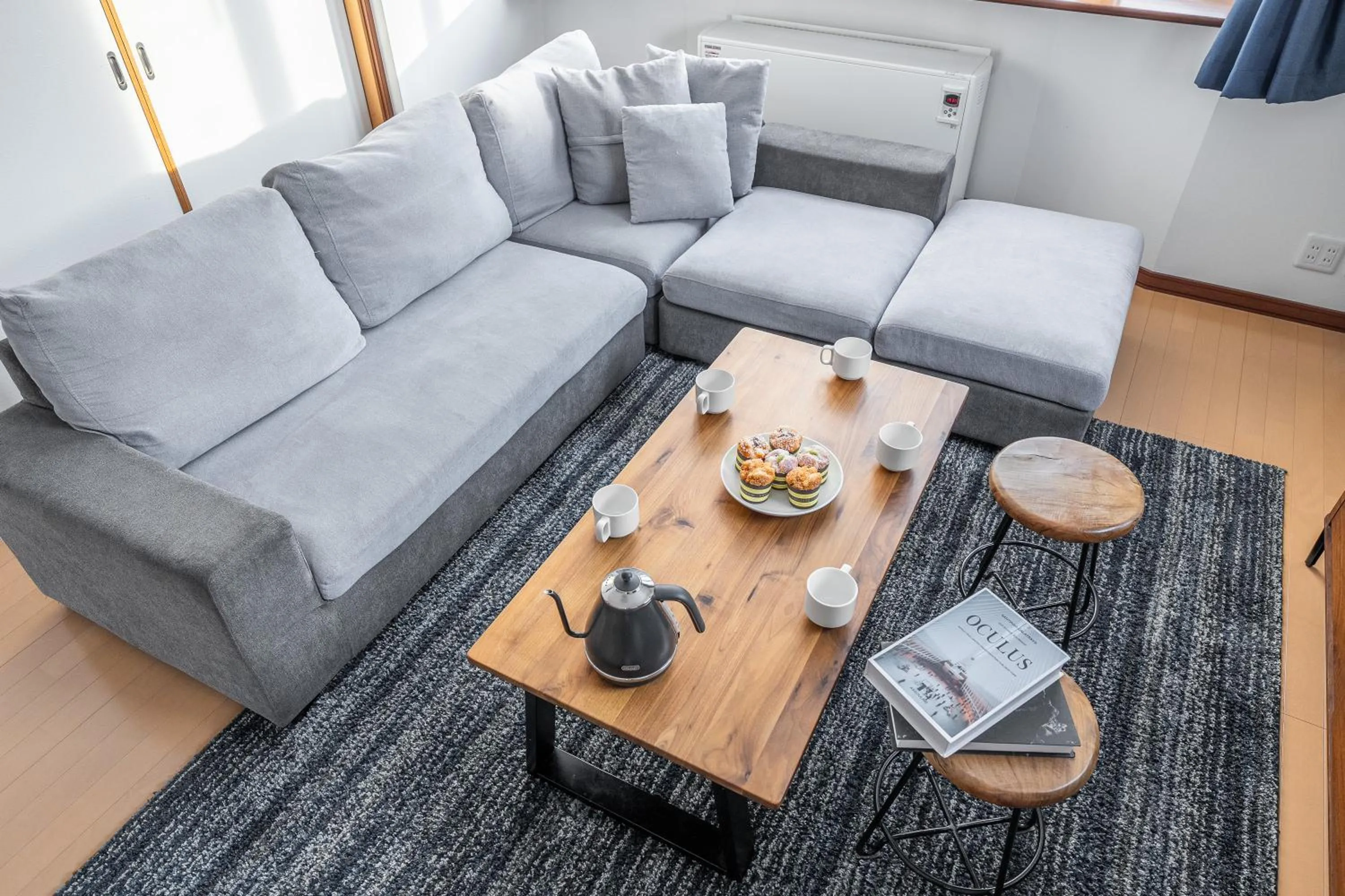 Living room in THE VILLA FURANO【Wide Horizon】