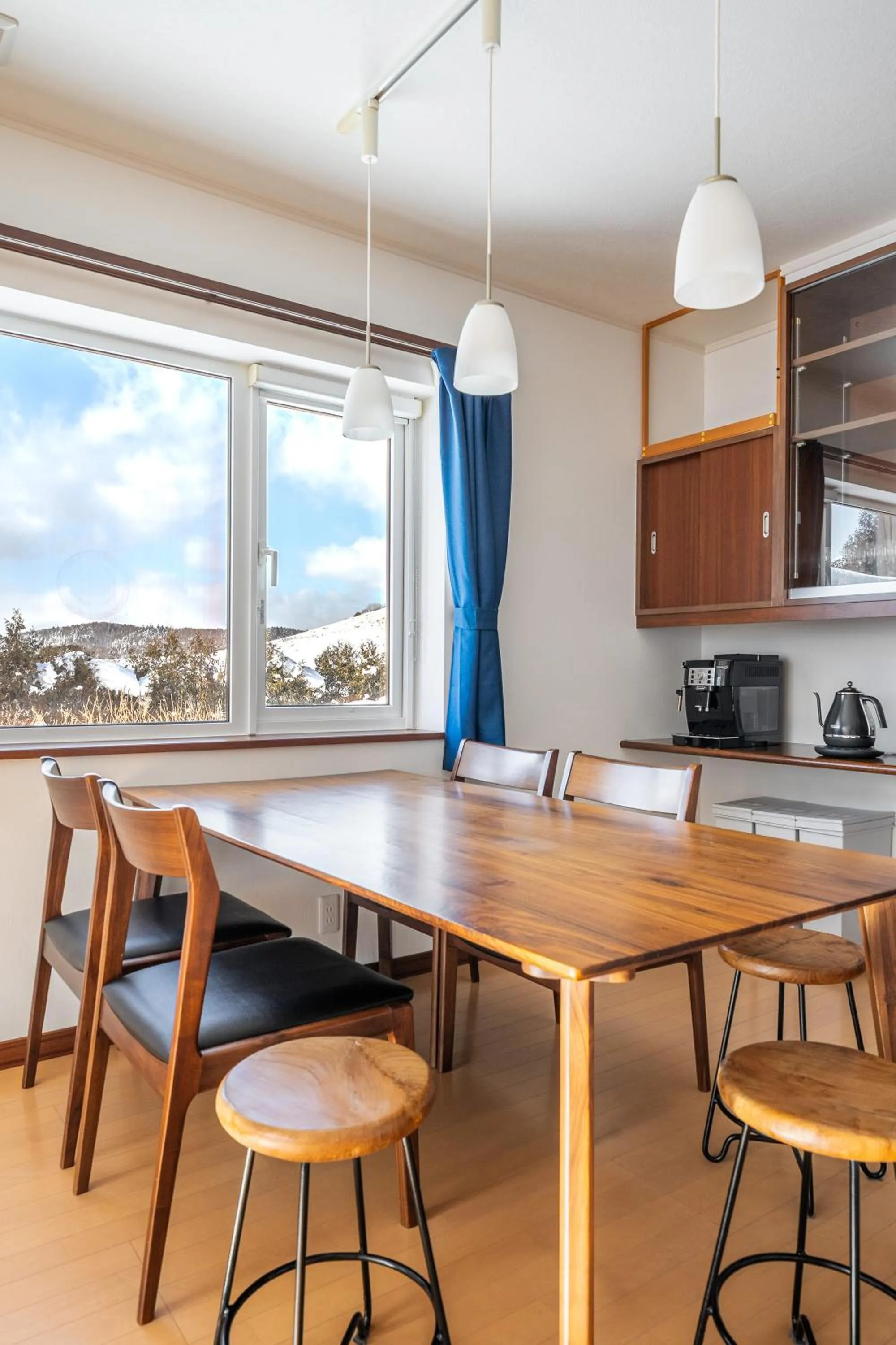 Dining area in THE VILLA FURANO【Wide Horizon】