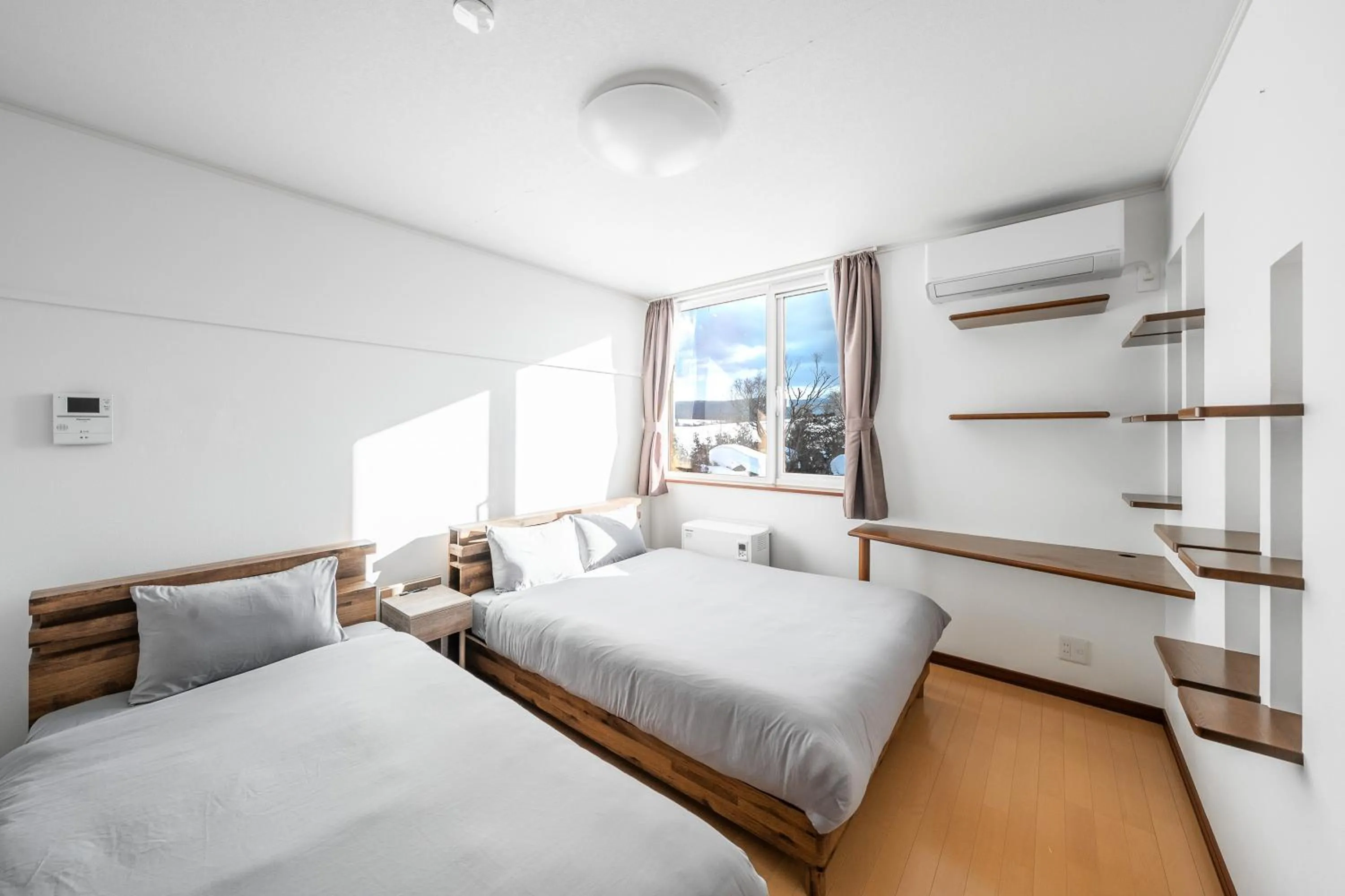Bedroom, Bed in THE VILLA FURANO【Wide Horizon】