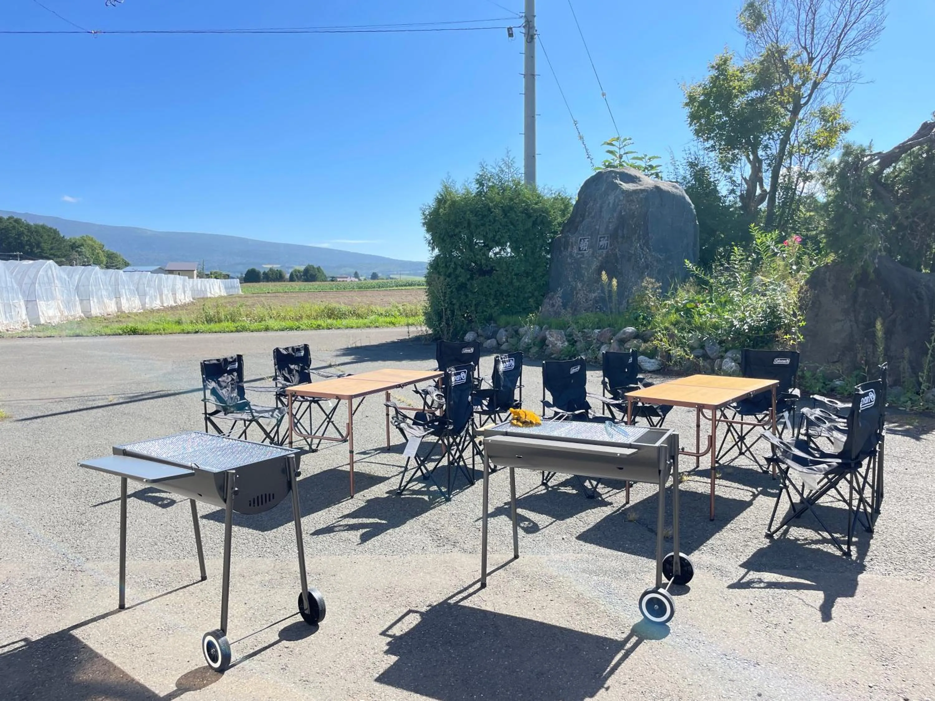 BBQ facilities in THE VILLA FURANO【Wide Horizon】
