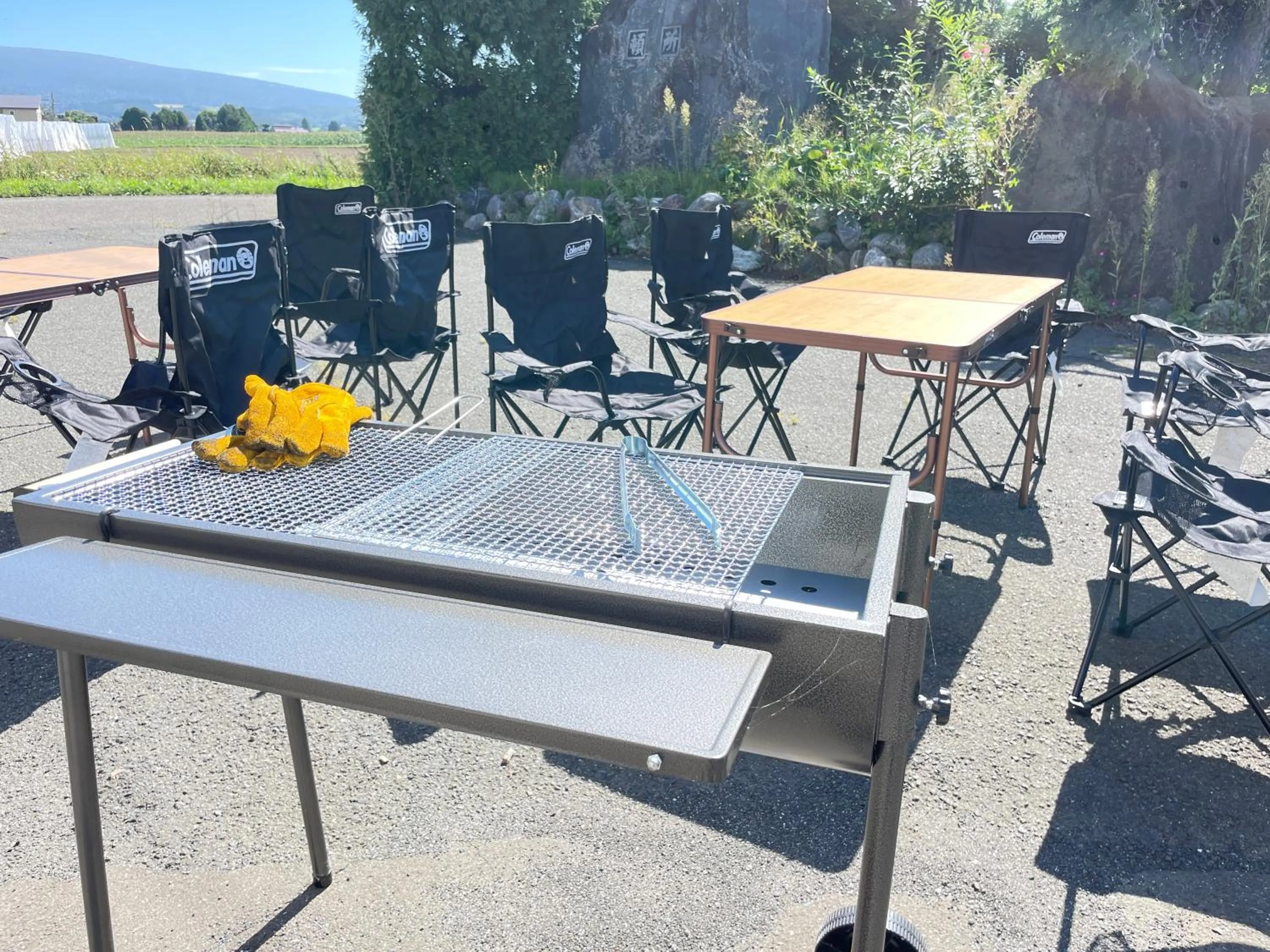 BBQ facilities in THE VILLA FURANO【Wide Horizon】