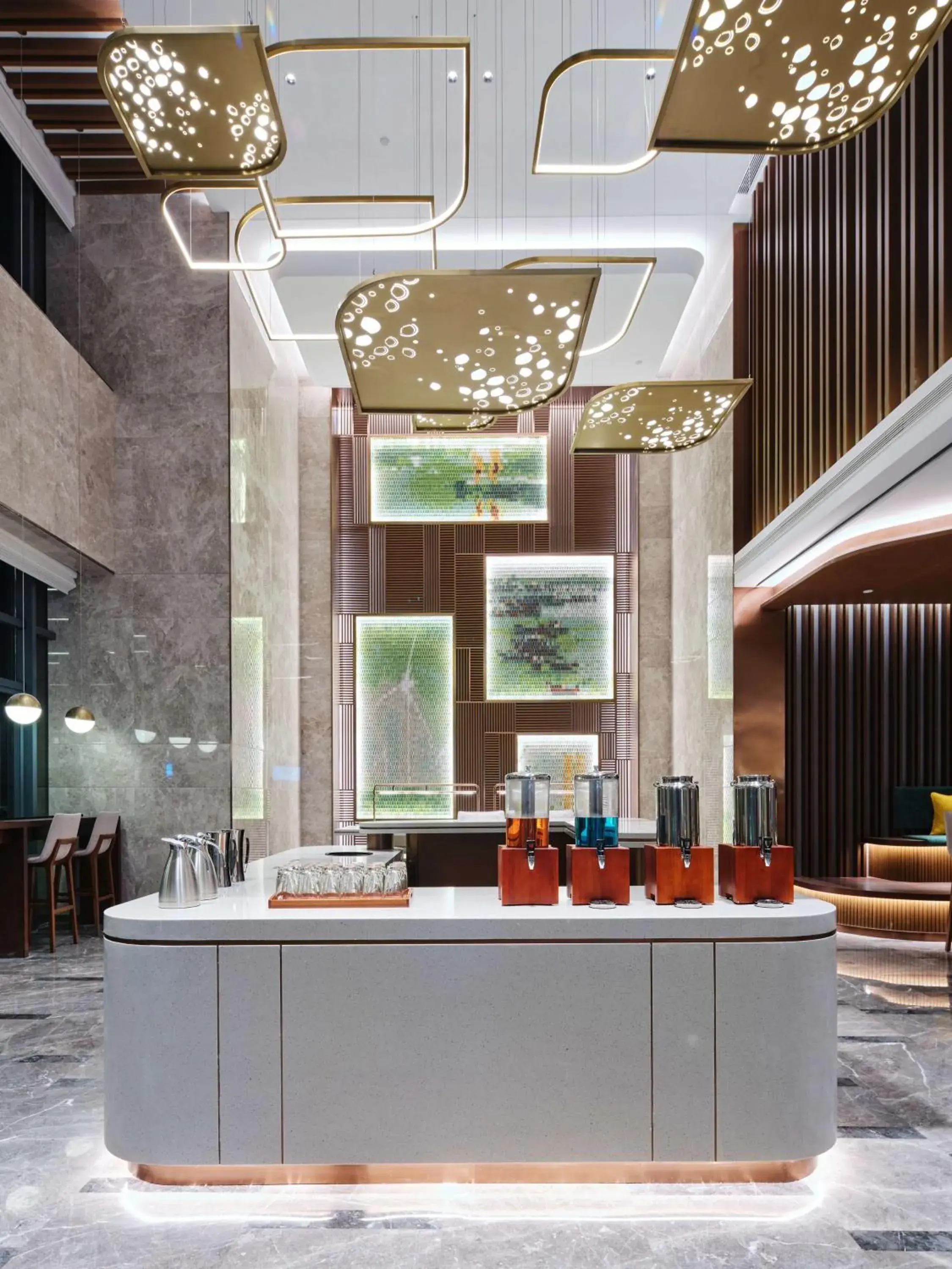 Lobby or reception in Hilton Garden Inn Nantong Rudong Lobby or reception in Hilton Garden Inn Nantong Rudong