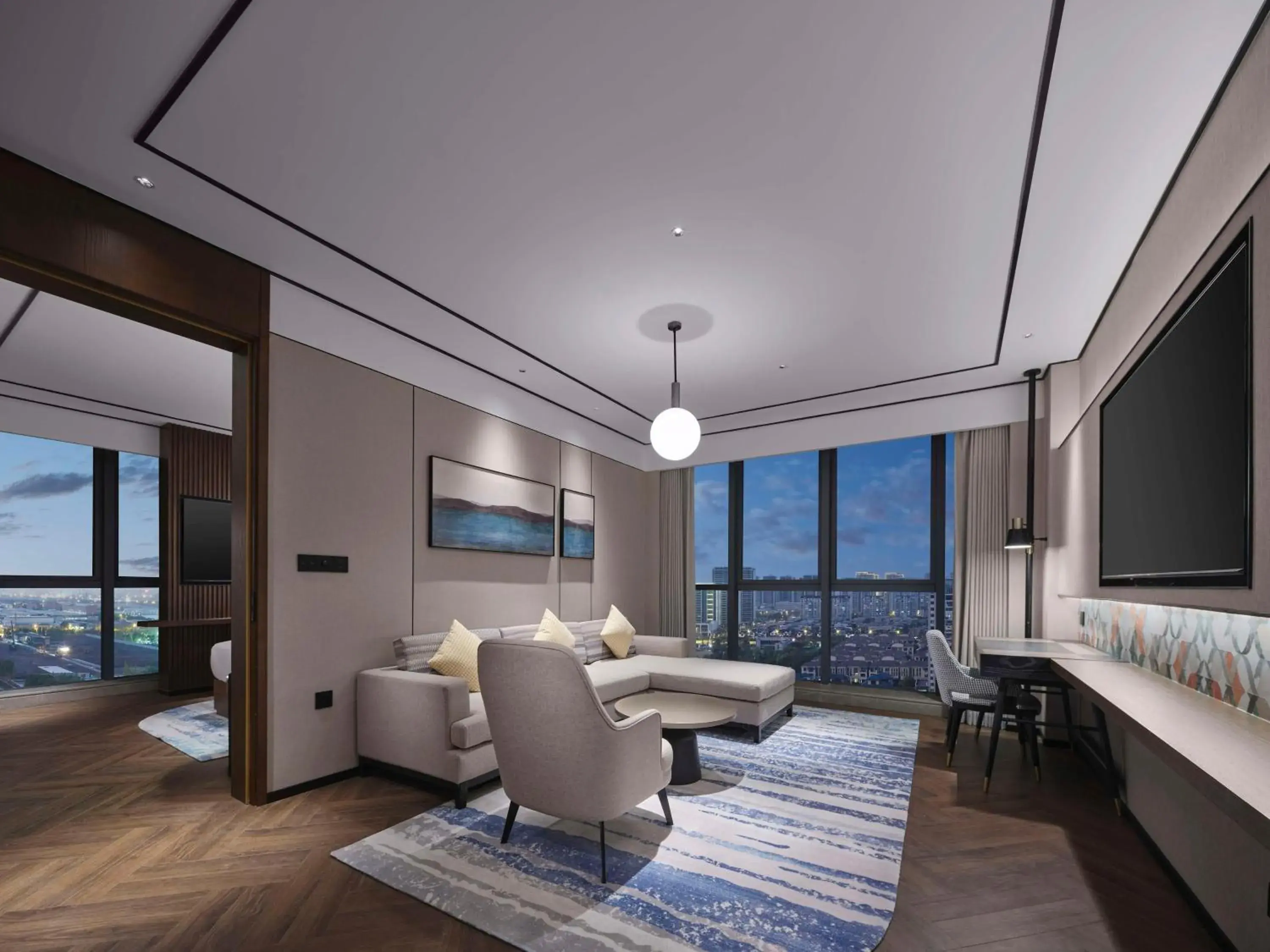 Living room in Hilton Garden Inn Nantong Rudong Living room in Hilton Garden Inn Nantong Rudong